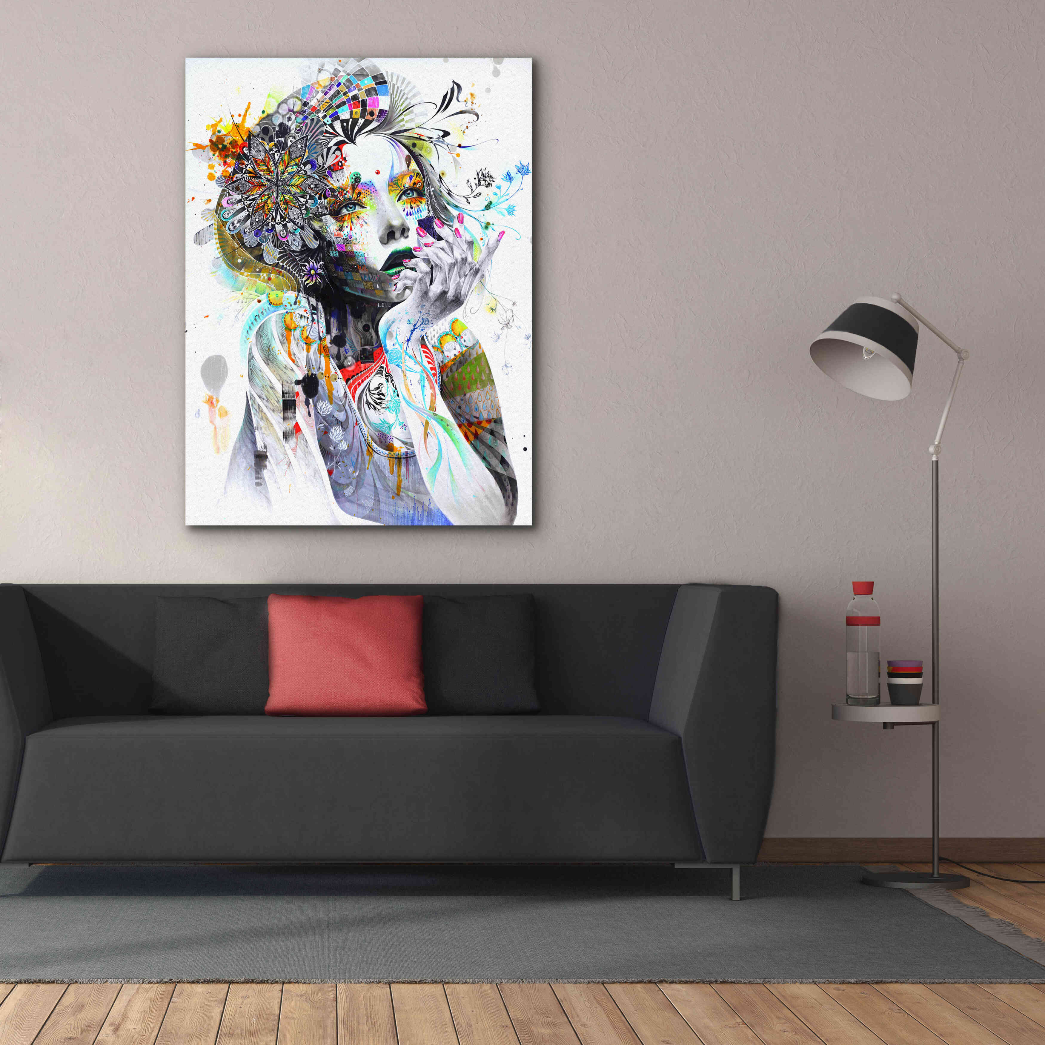 'Circulation' by MinJae, Giclee Canvas Wall Art,40 x 54