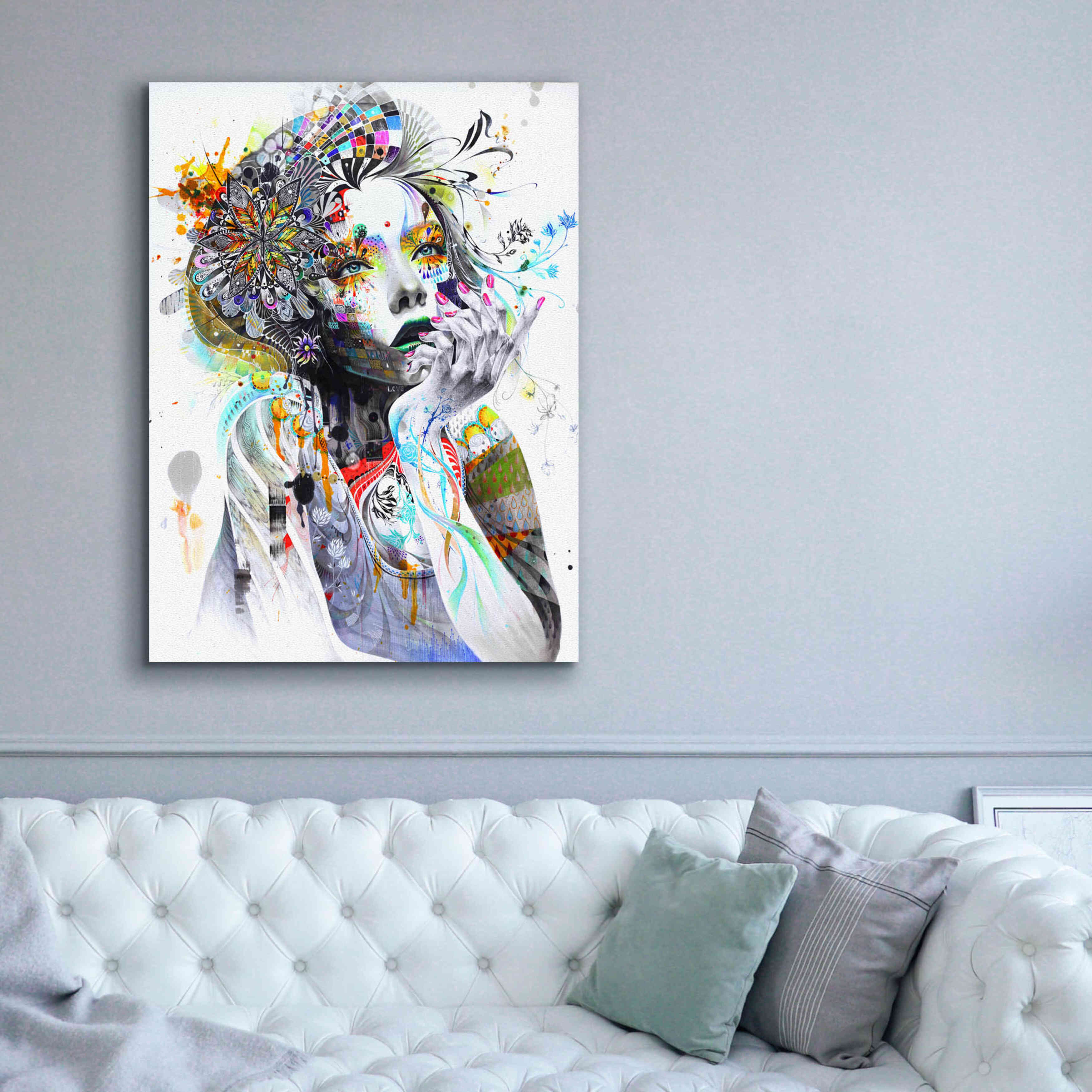 'Circulation' by MinJae, Giclee Canvas Wall Art,40 x 54