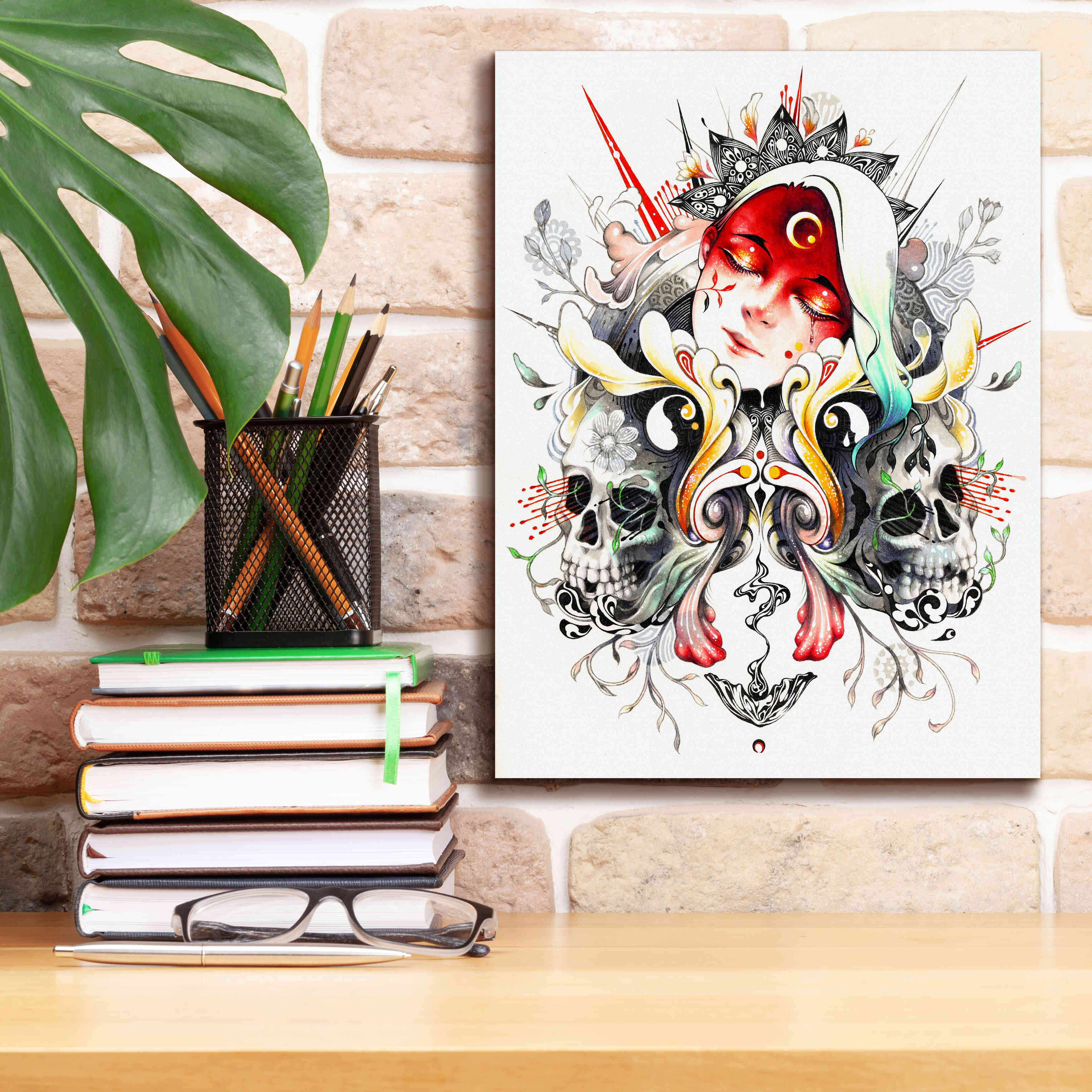 'Eclipse' by MinJae, Giclee Canvas Wall Art,12 x 16