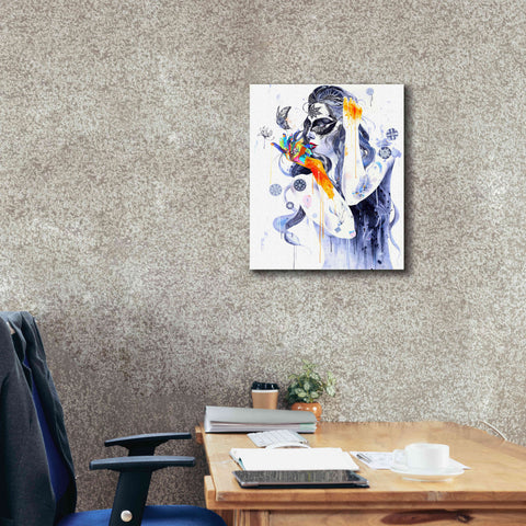 Image of 'Flower' by MinJae, Giclee Canvas Wall Art,20 x 24