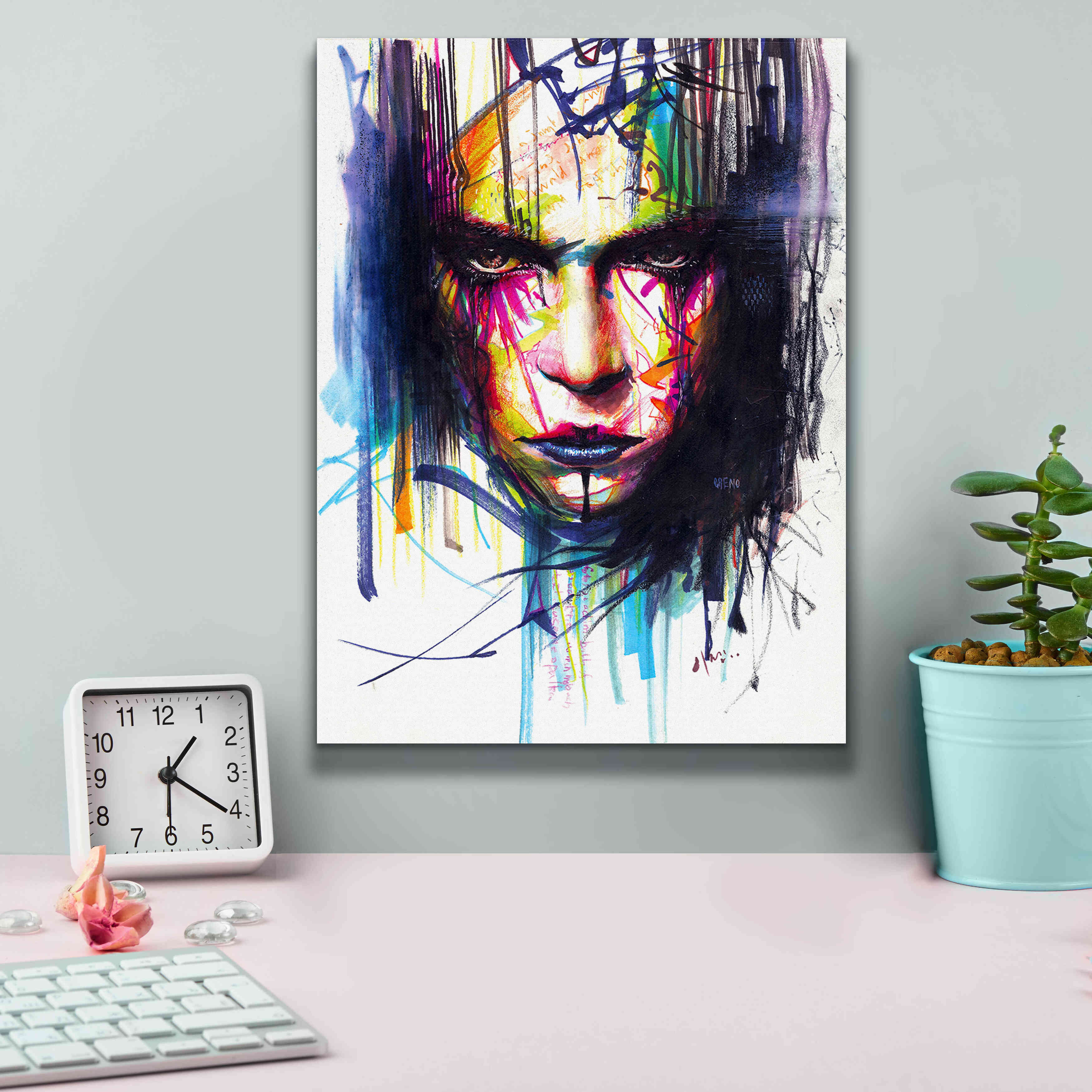 'Gaze 2' by MinJae, Giclee Canvas Wall Art,12 x 16