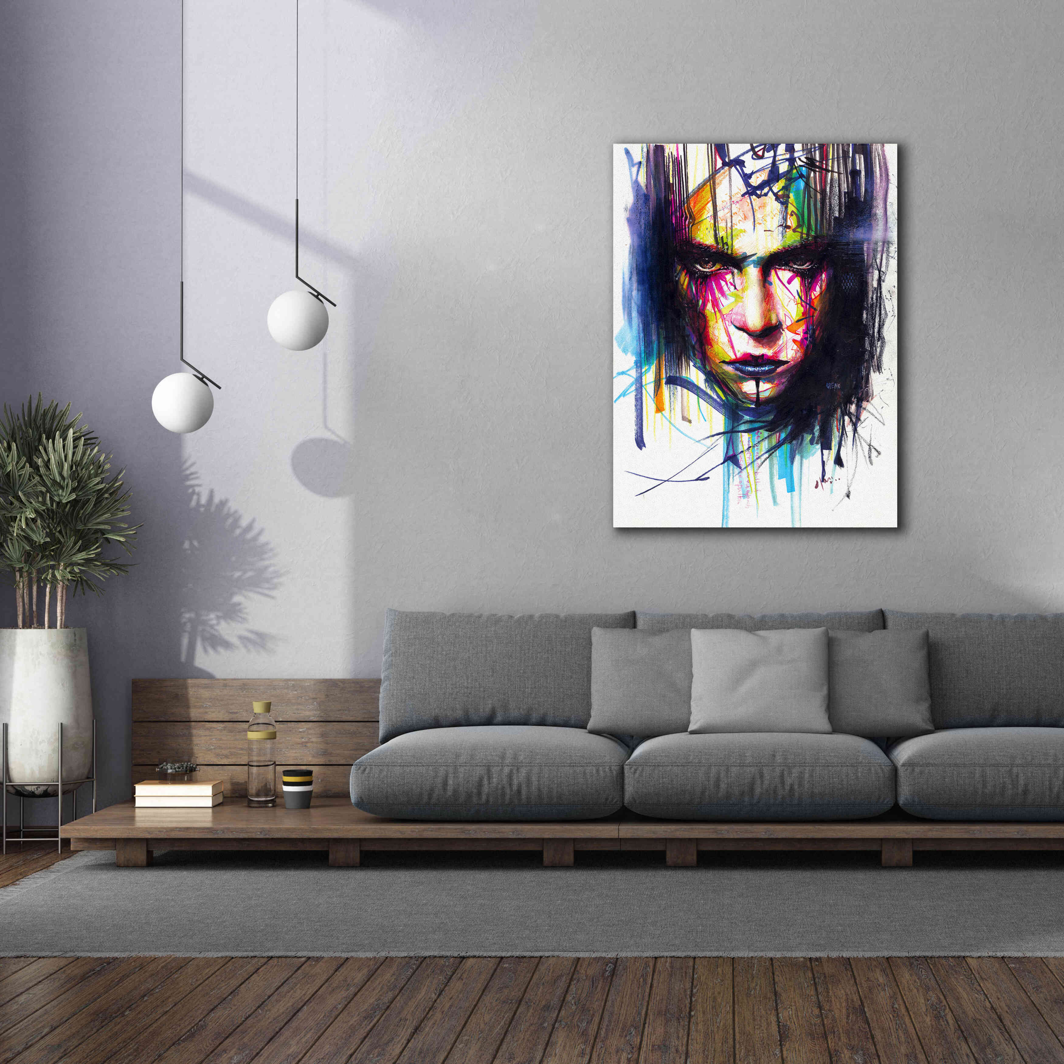 'Gaze 2' by MinJae, Giclee Canvas Wall Art,40 x 54