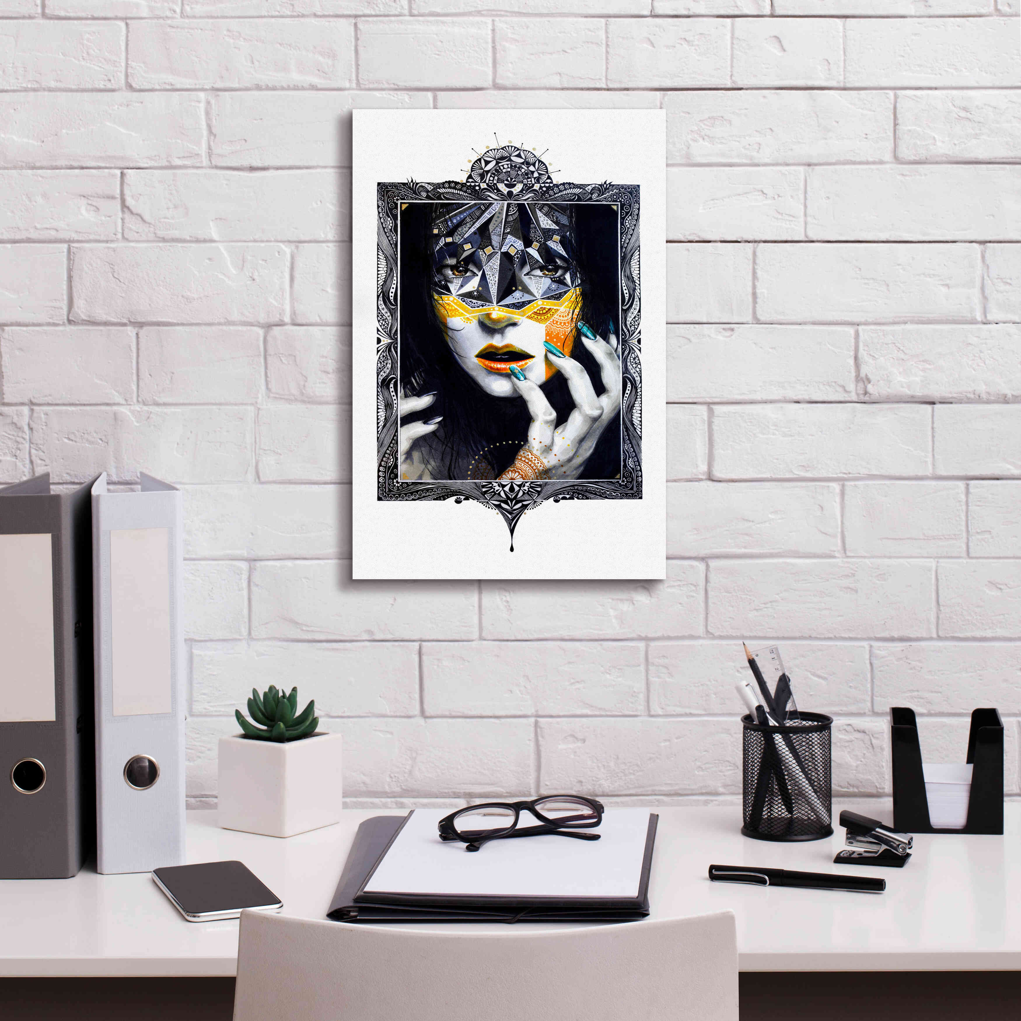 'Gold II' by MinJae, Giclee Canvas Wall Art,12 x 18