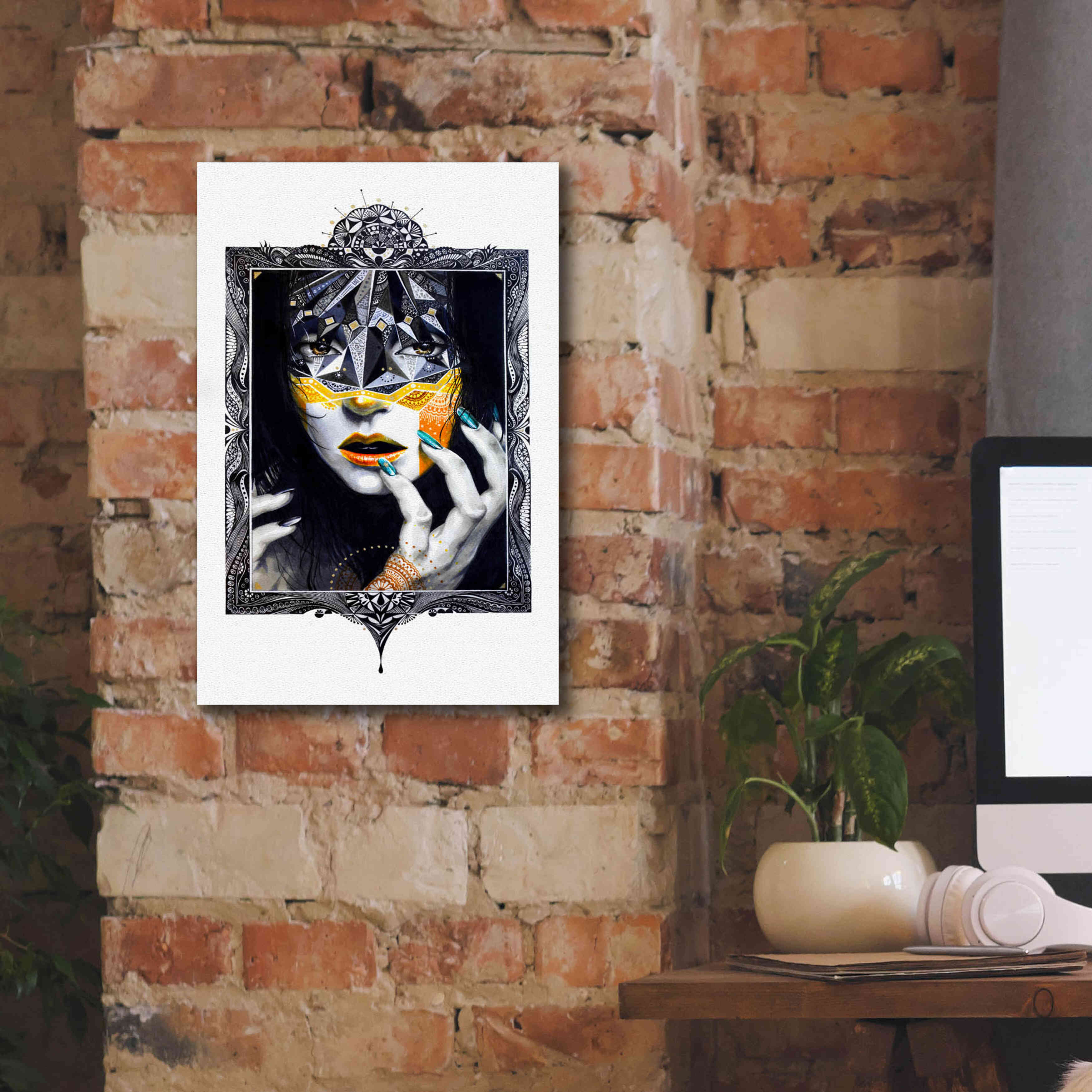 'Gold II' by MinJae, Giclee Canvas Wall Art,12 x 18