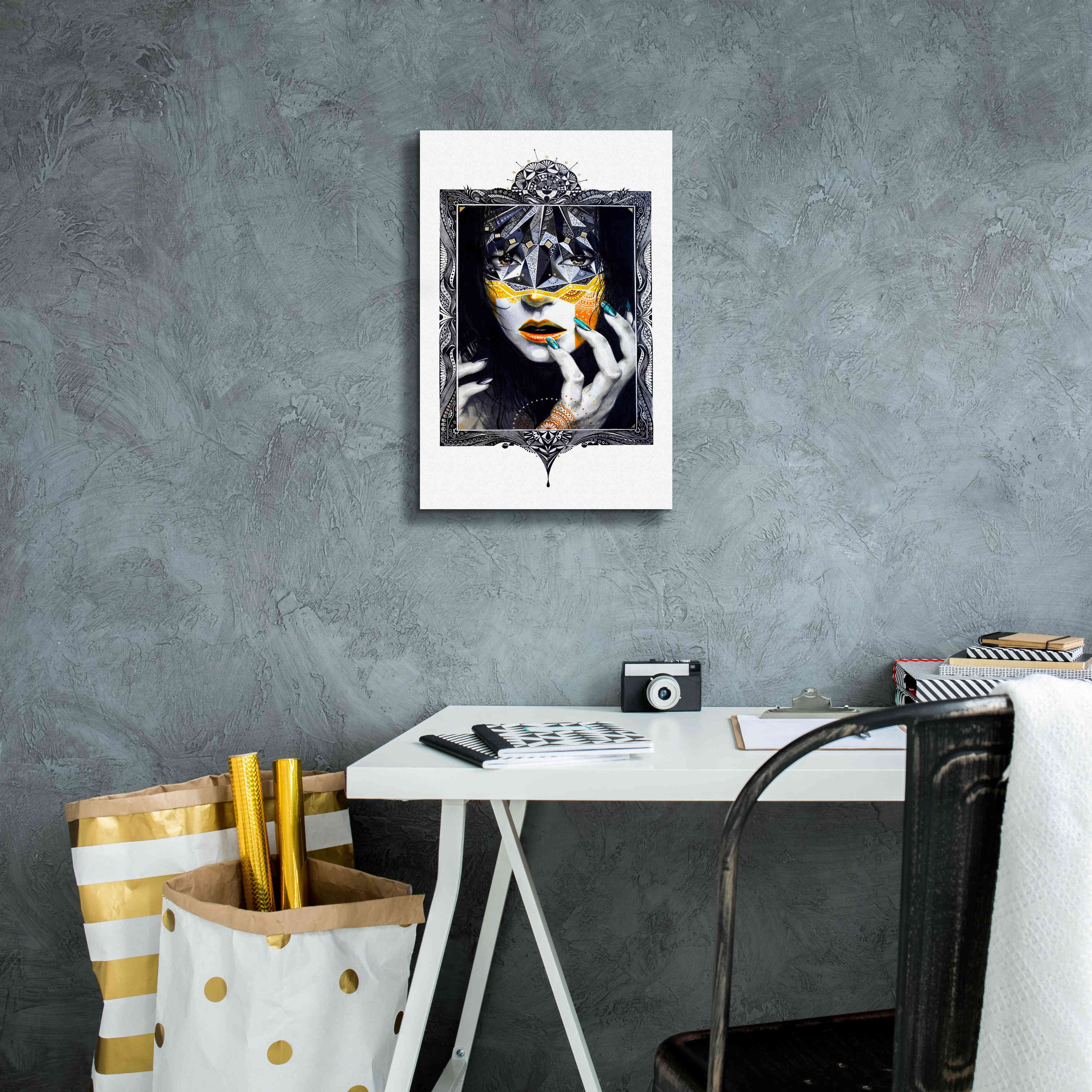 'Gold II' by MinJae, Giclee Canvas Wall Art,12 x 18