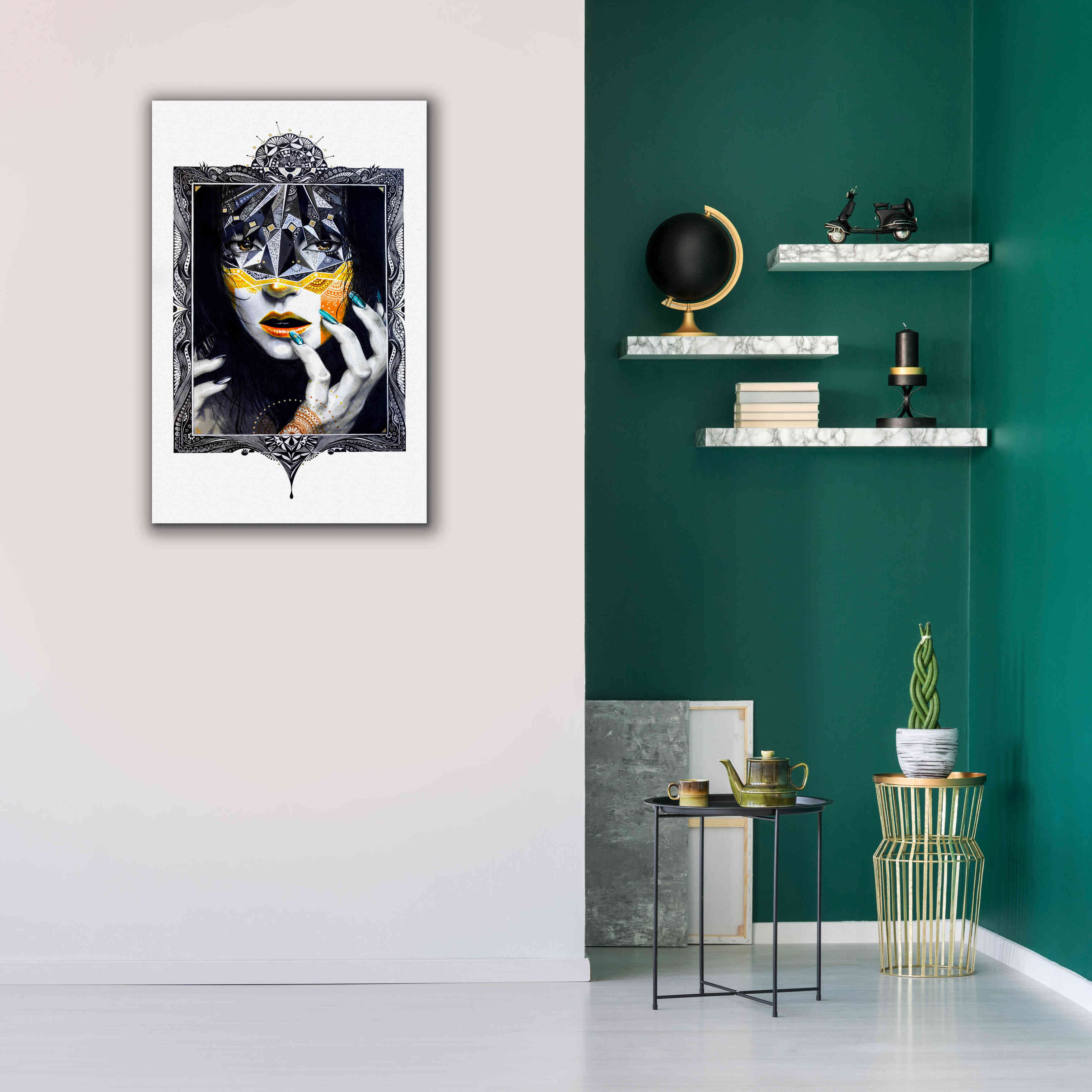 'Gold II' by MinJae, Giclee Canvas Wall Art,26 x 40