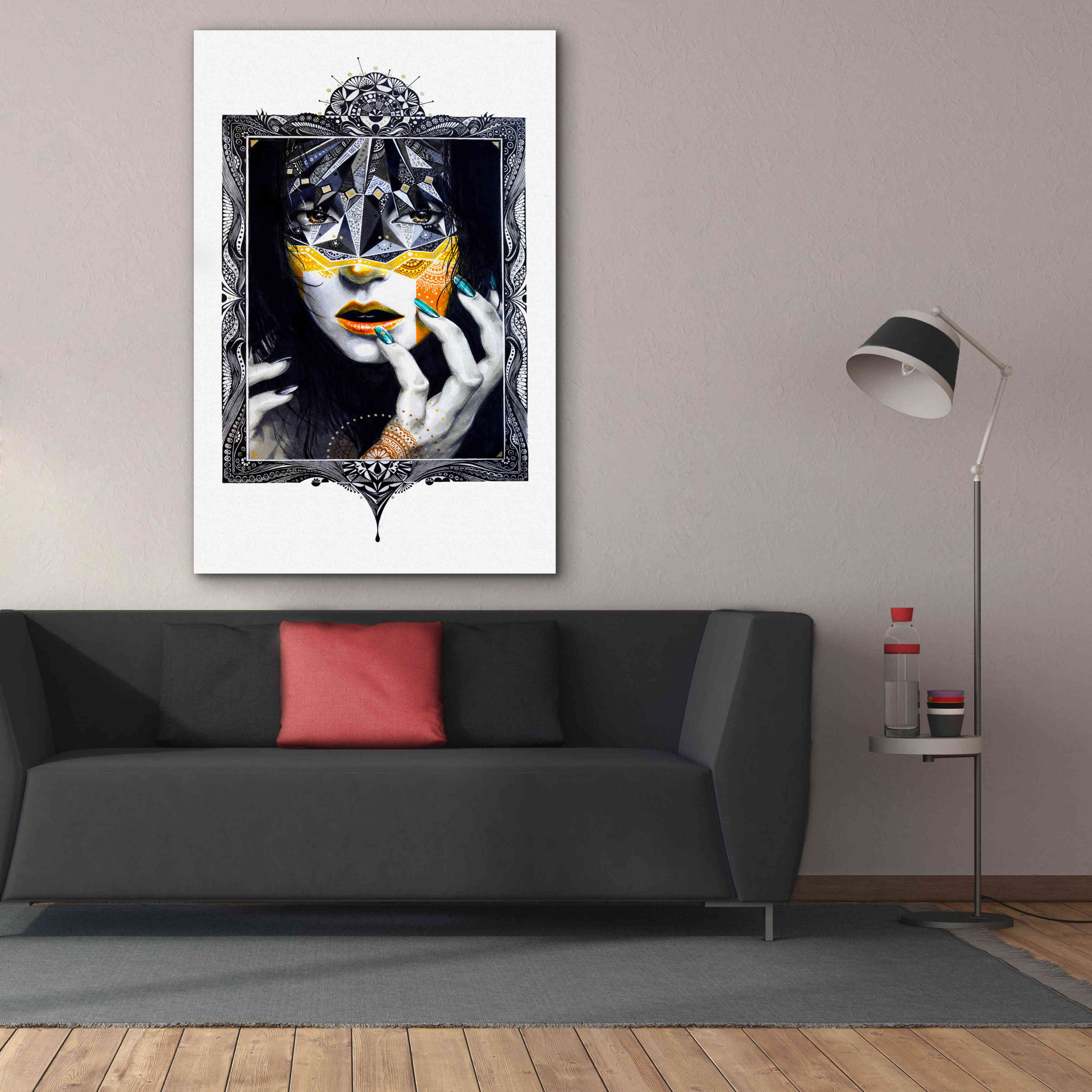 'Gold II' by MinJae, Giclee Canvas Wall Art,40 x 60