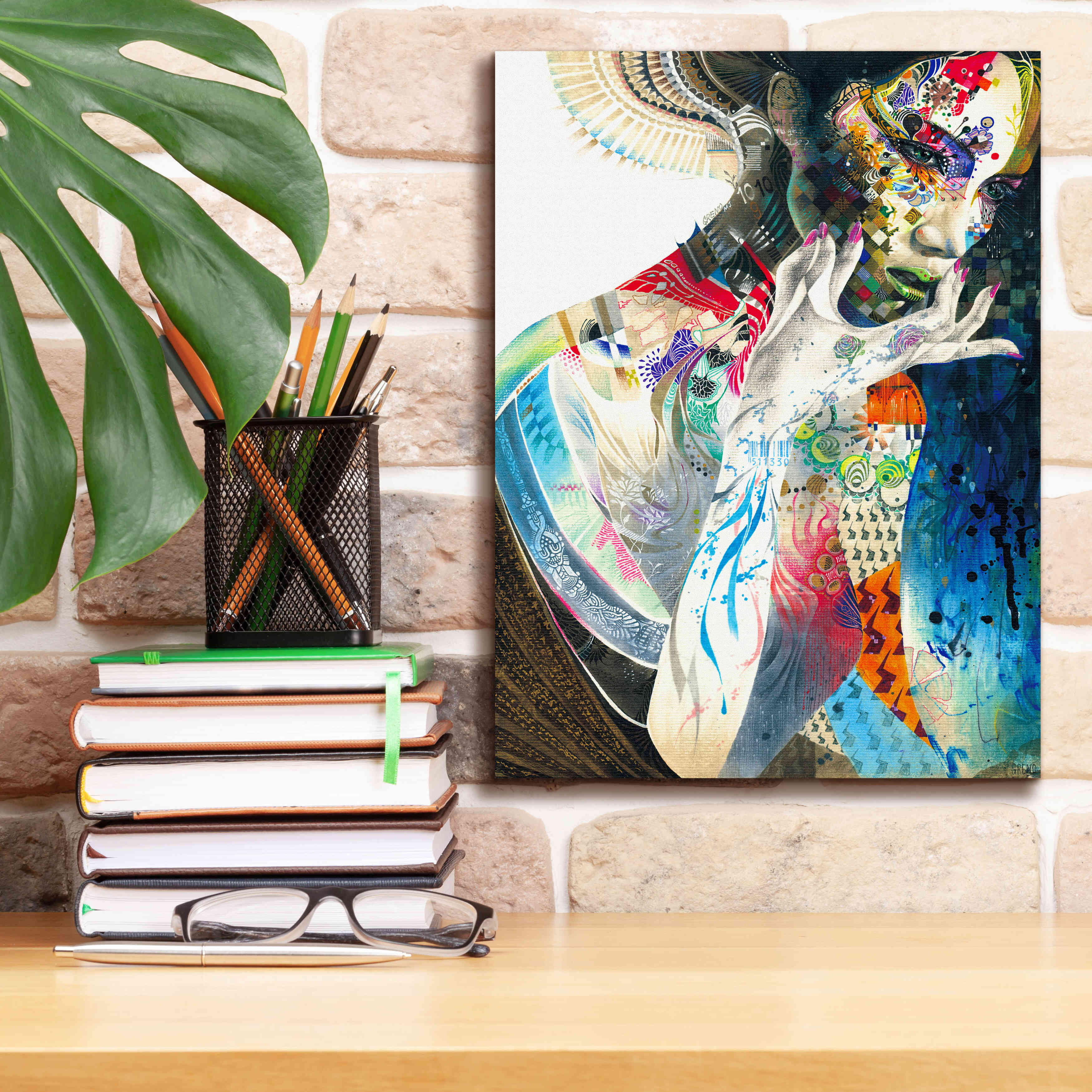 'Indian' by MinJae, Giclee Canvas Wall Art,12 x 16