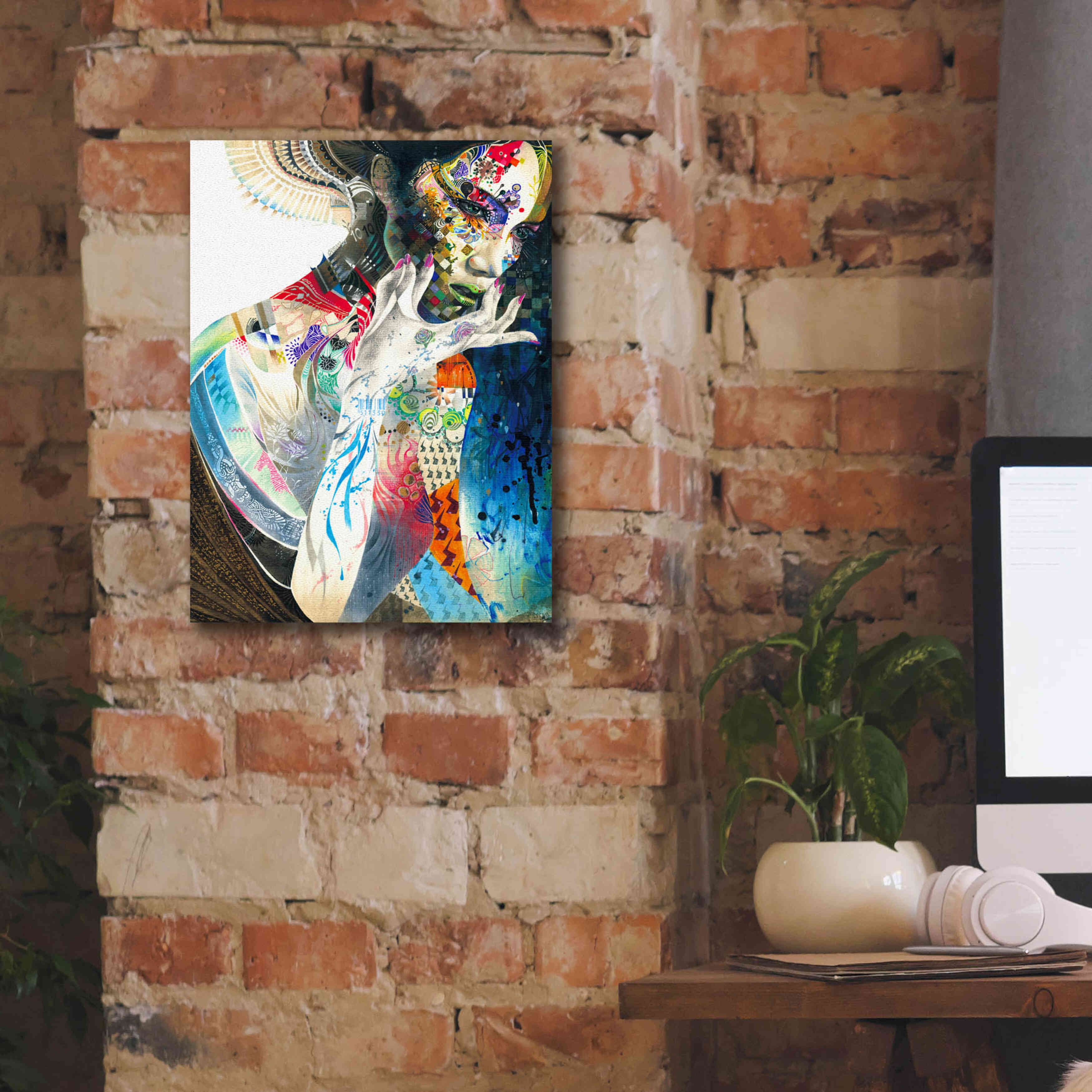 'Indian' by MinJae, Giclee Canvas Wall Art,12 x 16
