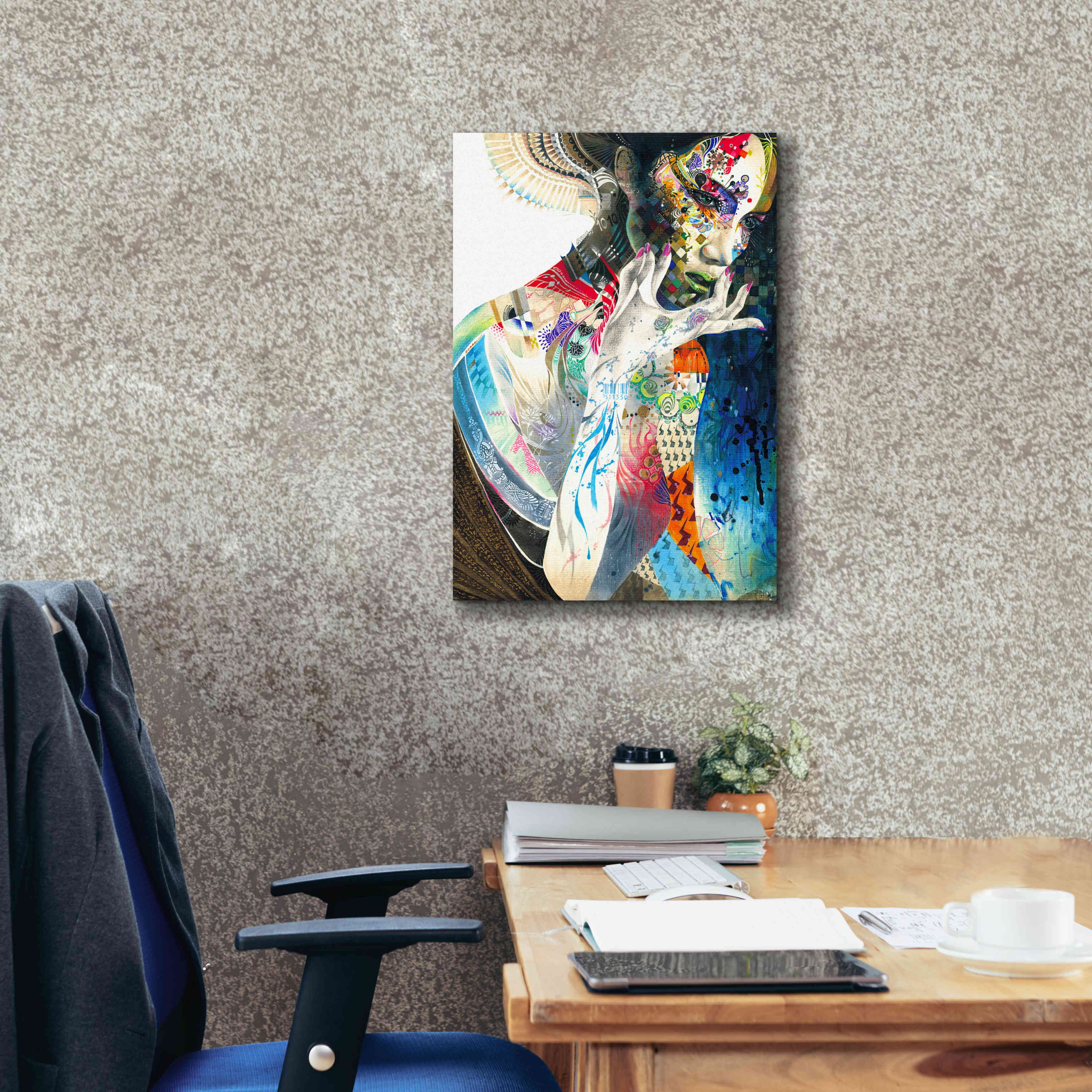 'Indian' by MinJae, Giclee Canvas Wall Art,18 x 26