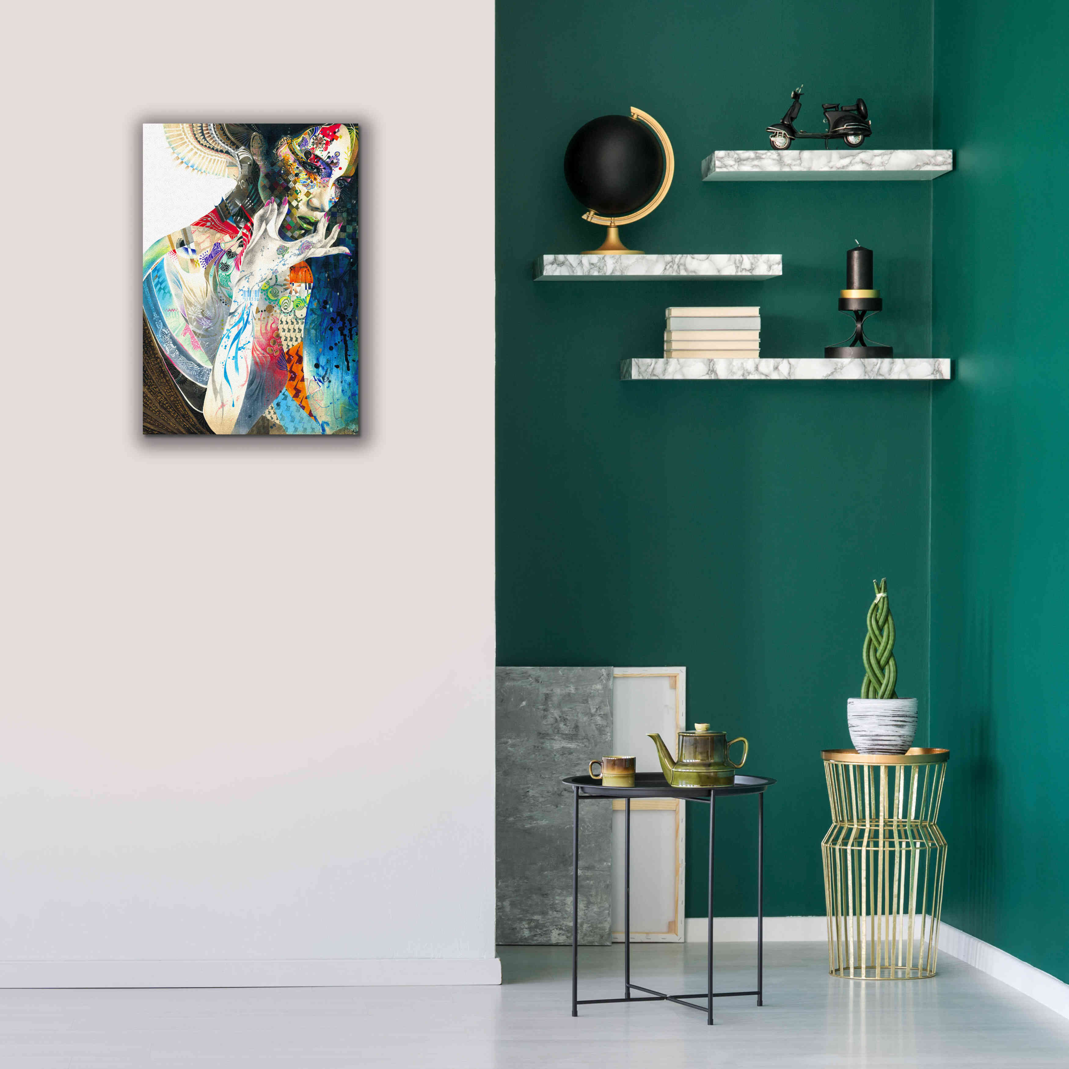 'Indian' by MinJae, Giclee Canvas Wall Art,18 x 26