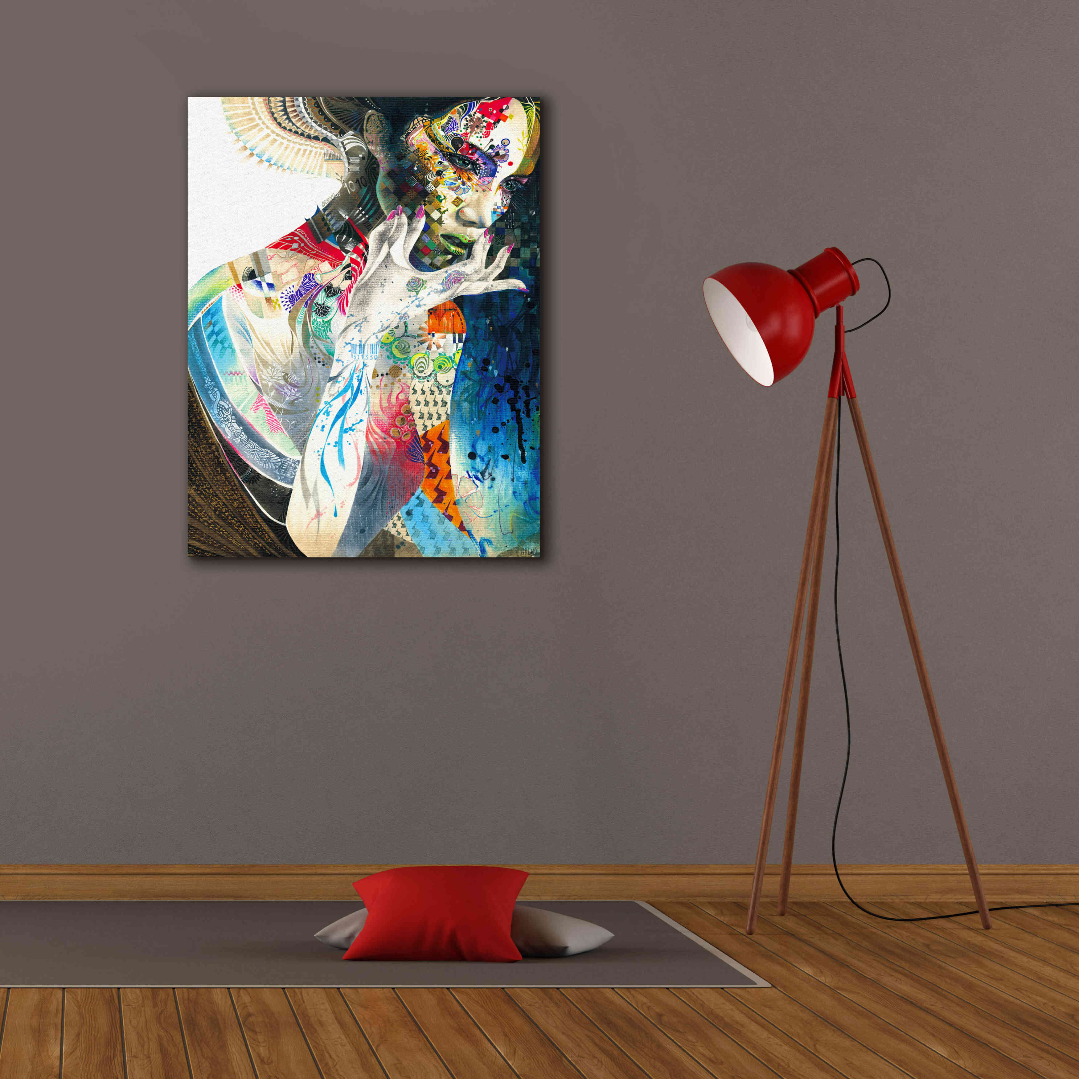 'Indian' by MinJae, Giclee Canvas Wall Art,26 x 34