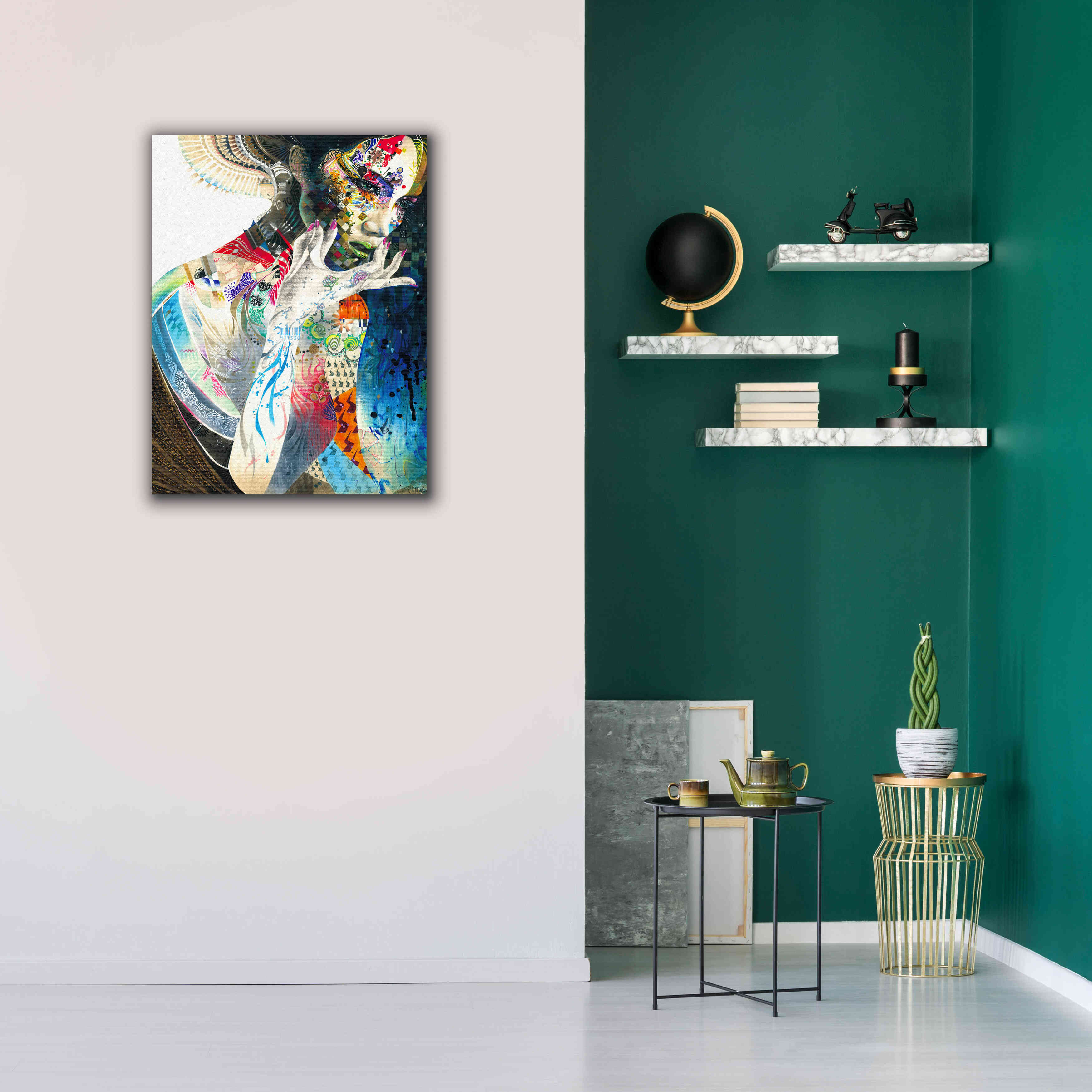 'Indian' by MinJae, Giclee Canvas Wall Art,26 x 34