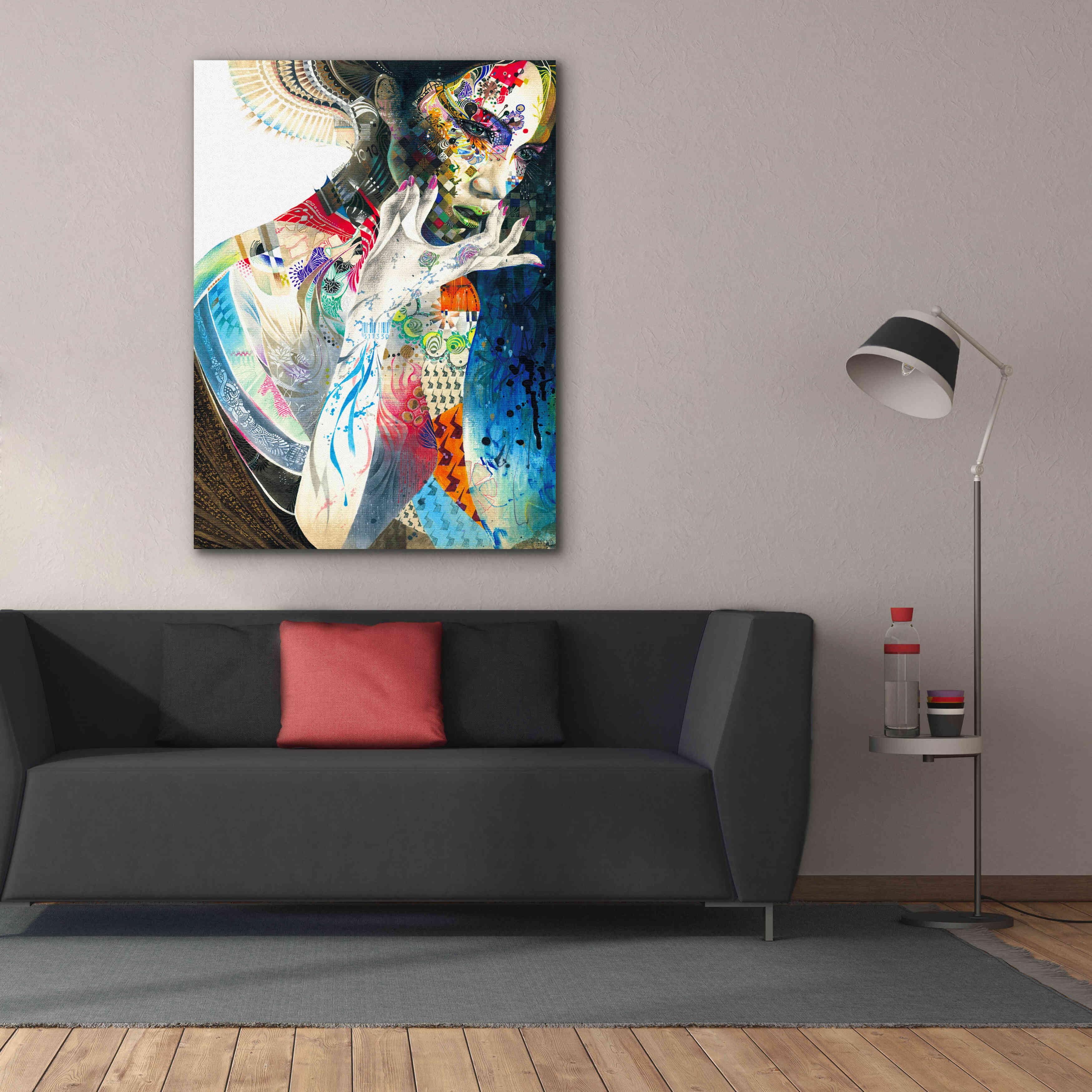 'Indian' by MinJae, Giclee Canvas Wall Art,40 x 54