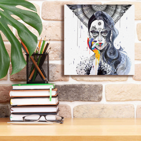 Image of 'Janus' by MinJae, Giclee Canvas Wall Art,12 x 12