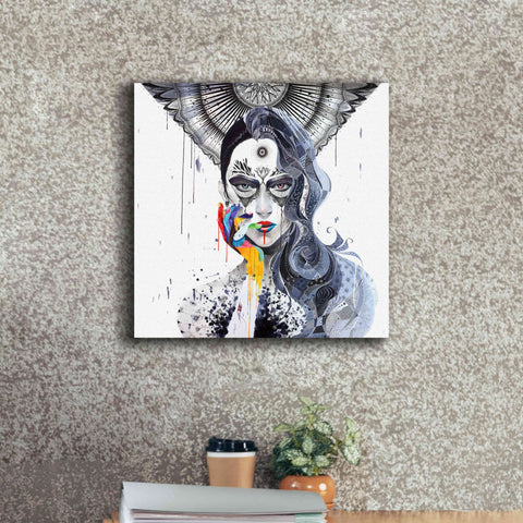 Image of 'Janus' by MinJae, Giclee Canvas Wall Art,18 x 18