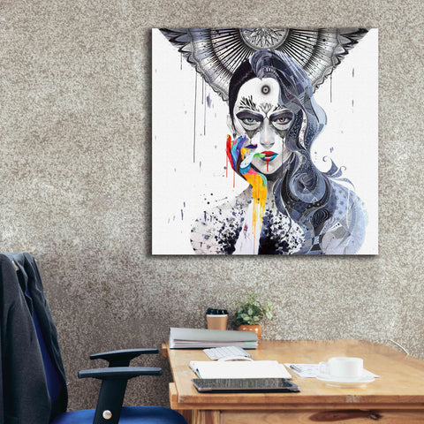 Image of 'Janus' by MinJae, Giclee Canvas Wall Art,37 x 37