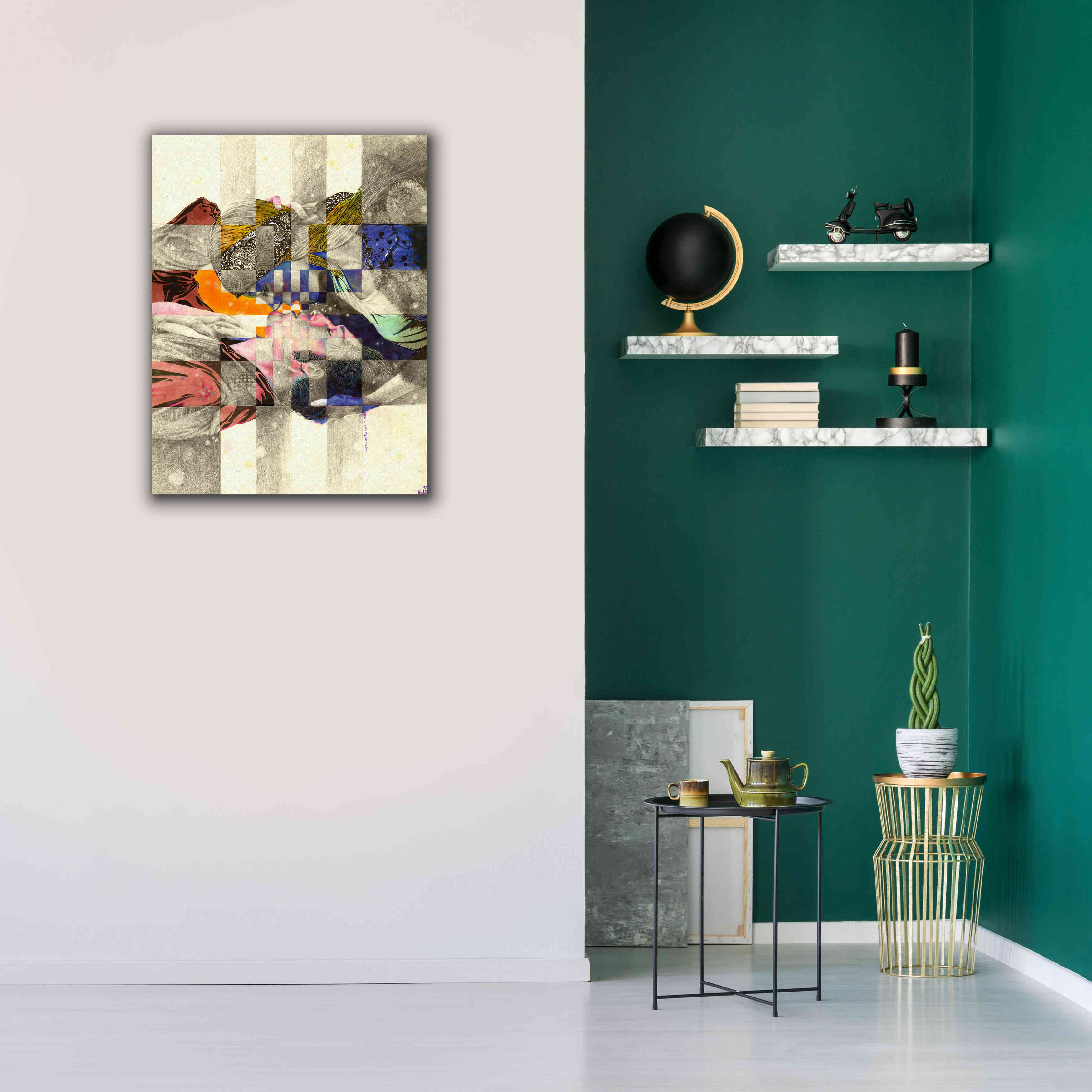 'Kiss ll' by MinJae, Giclee Canvas Wall Art,26 x 34