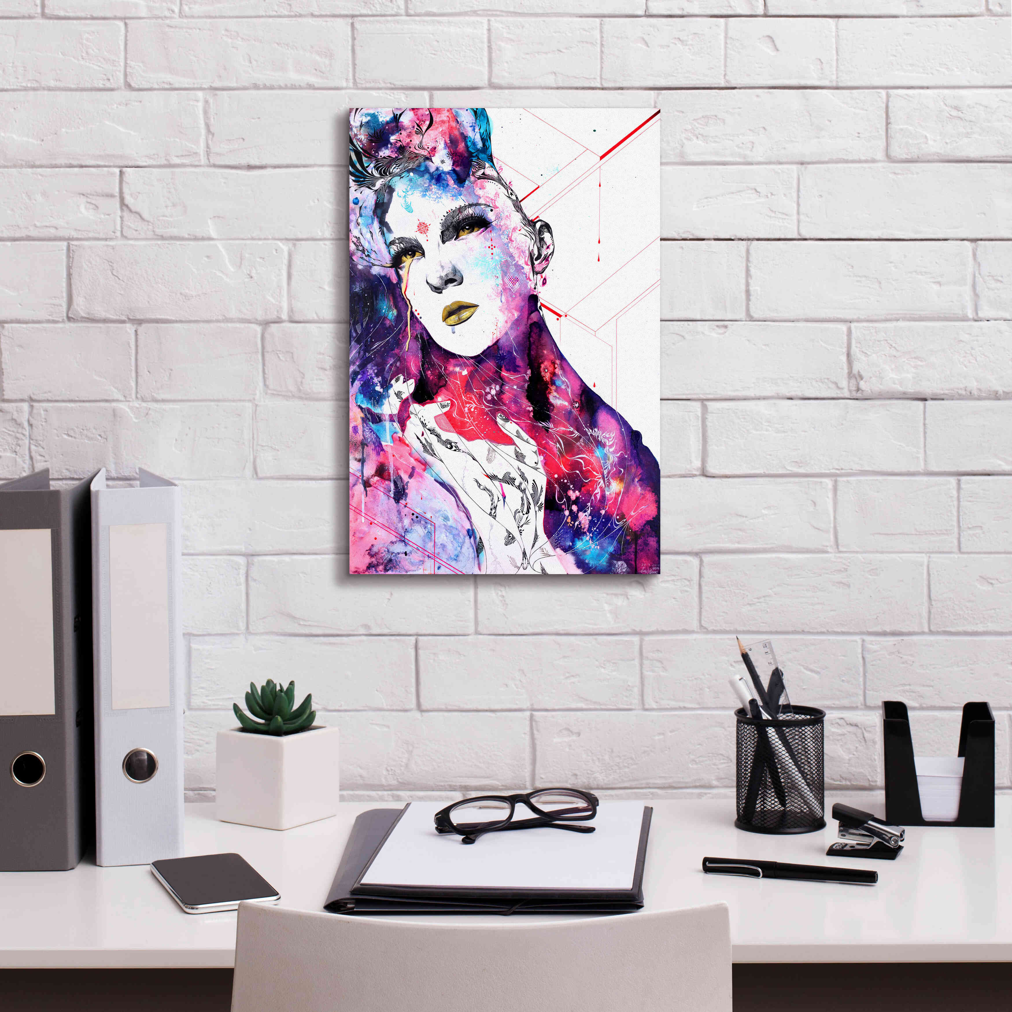 'The FlowIn Us' by MinJae, Giclee Canvas Wall Art,12 x 18