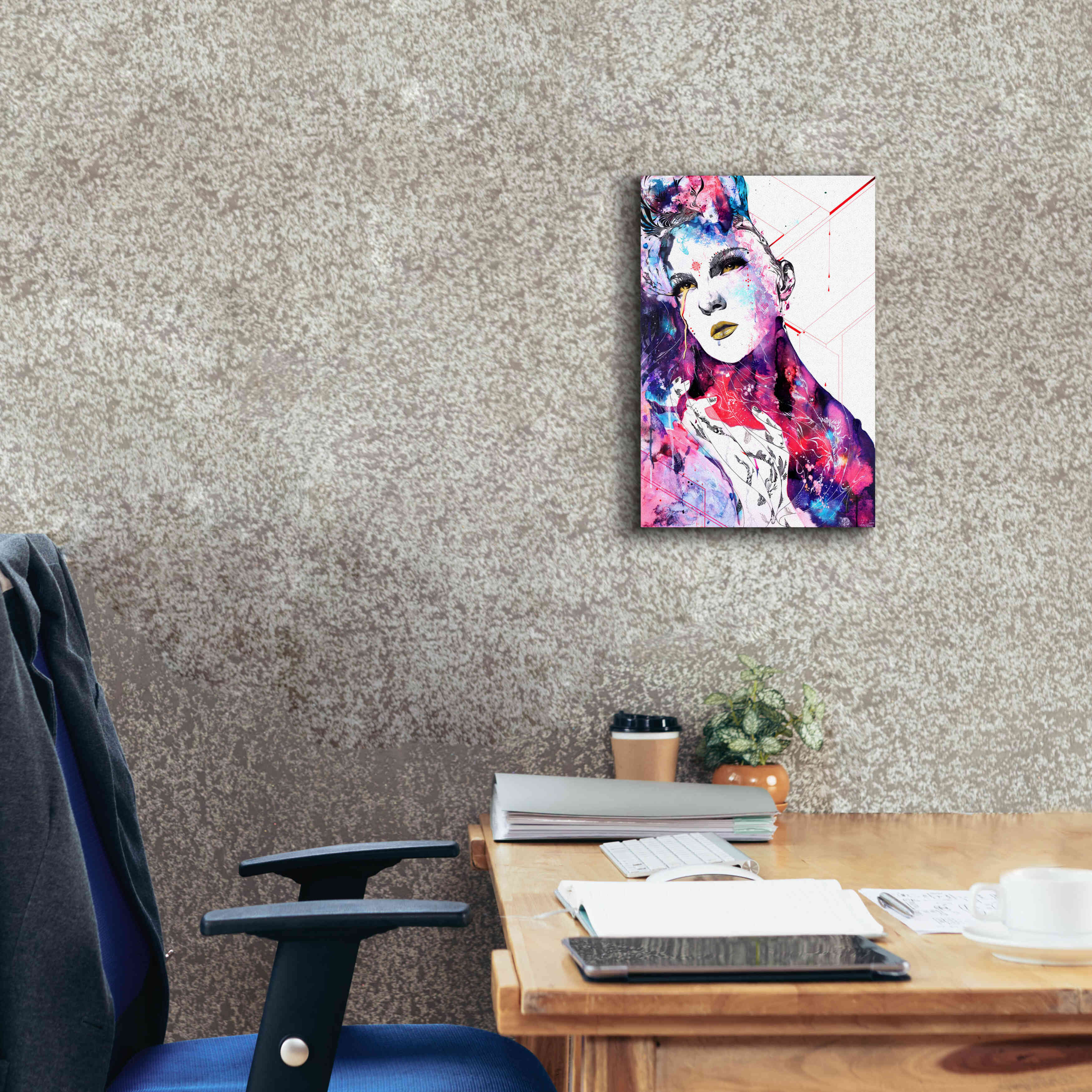 'The FlowIn Us' by MinJae, Giclee Canvas Wall Art,12 x 18