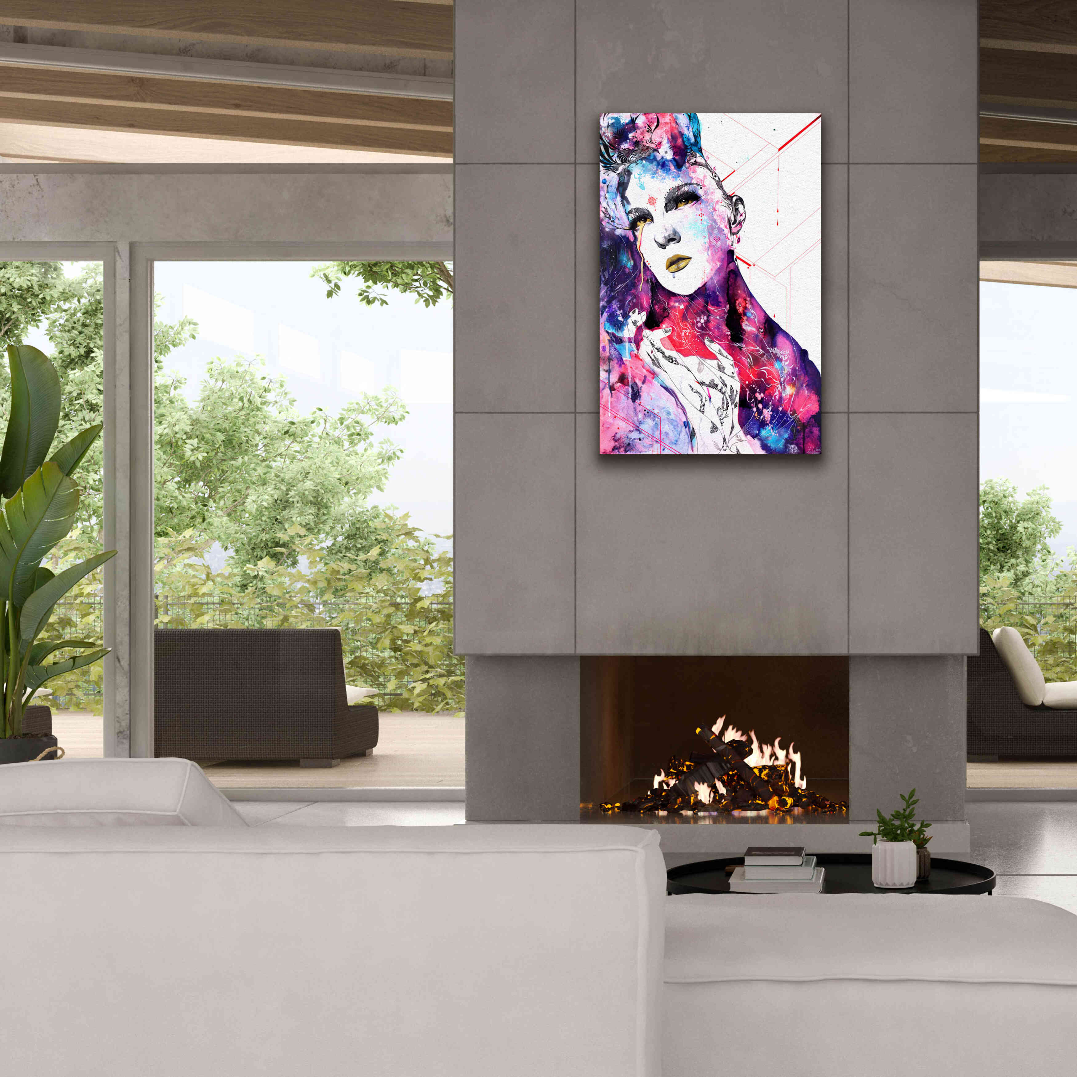 'The FlowIn Us' by MinJae, Giclee Canvas Wall Art,26 x 40