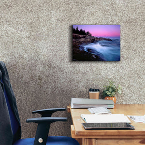 'Acadia Dusk' by Mike Jones, Giclee Canvas Wall Art,16 x 12