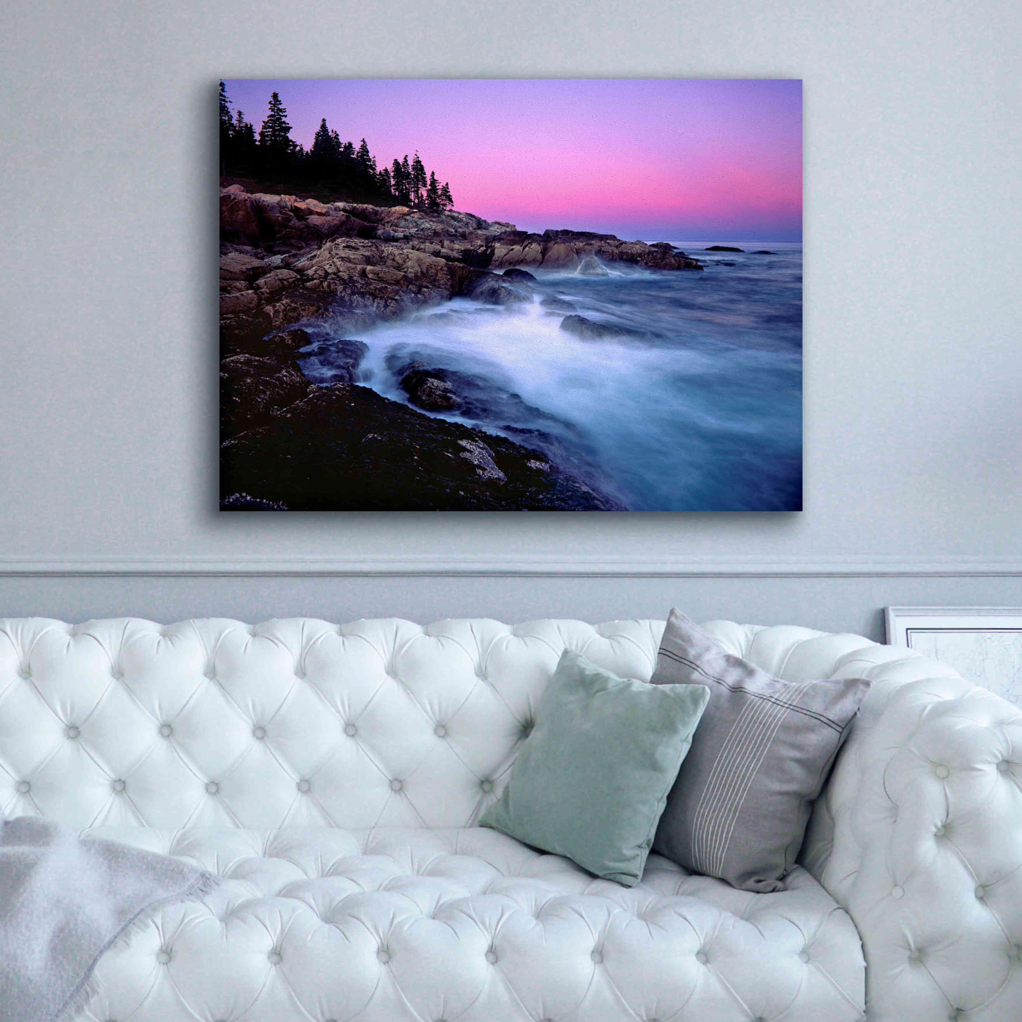 'Acadia Dusk' by Mike Jones, Giclee Canvas Wall Art,54 x 40