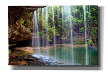 'Alabama Caney Creek Veil' by Mike Jones, Giclee Canvas Wall Art