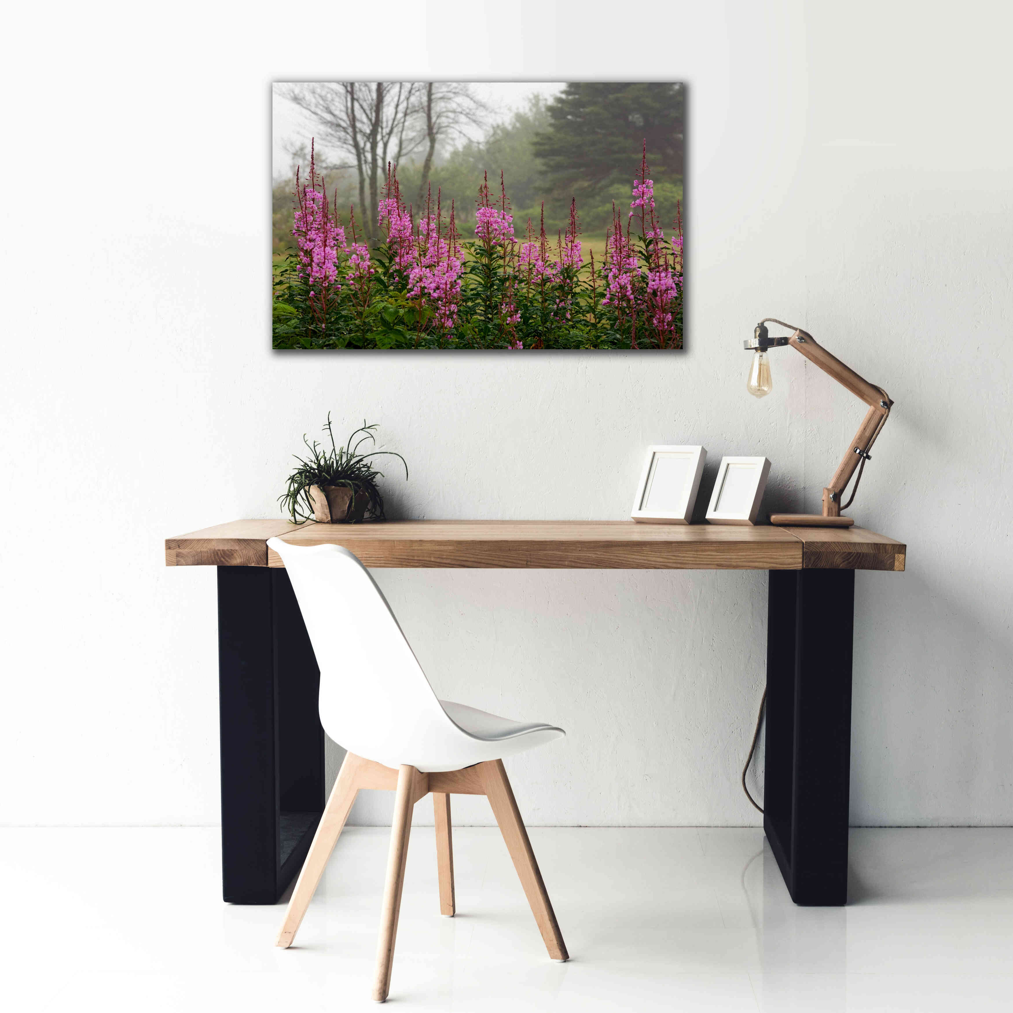 'Campobello Lupine' by Mike Jones, Giclee Canvas Wall Art,40 x 26