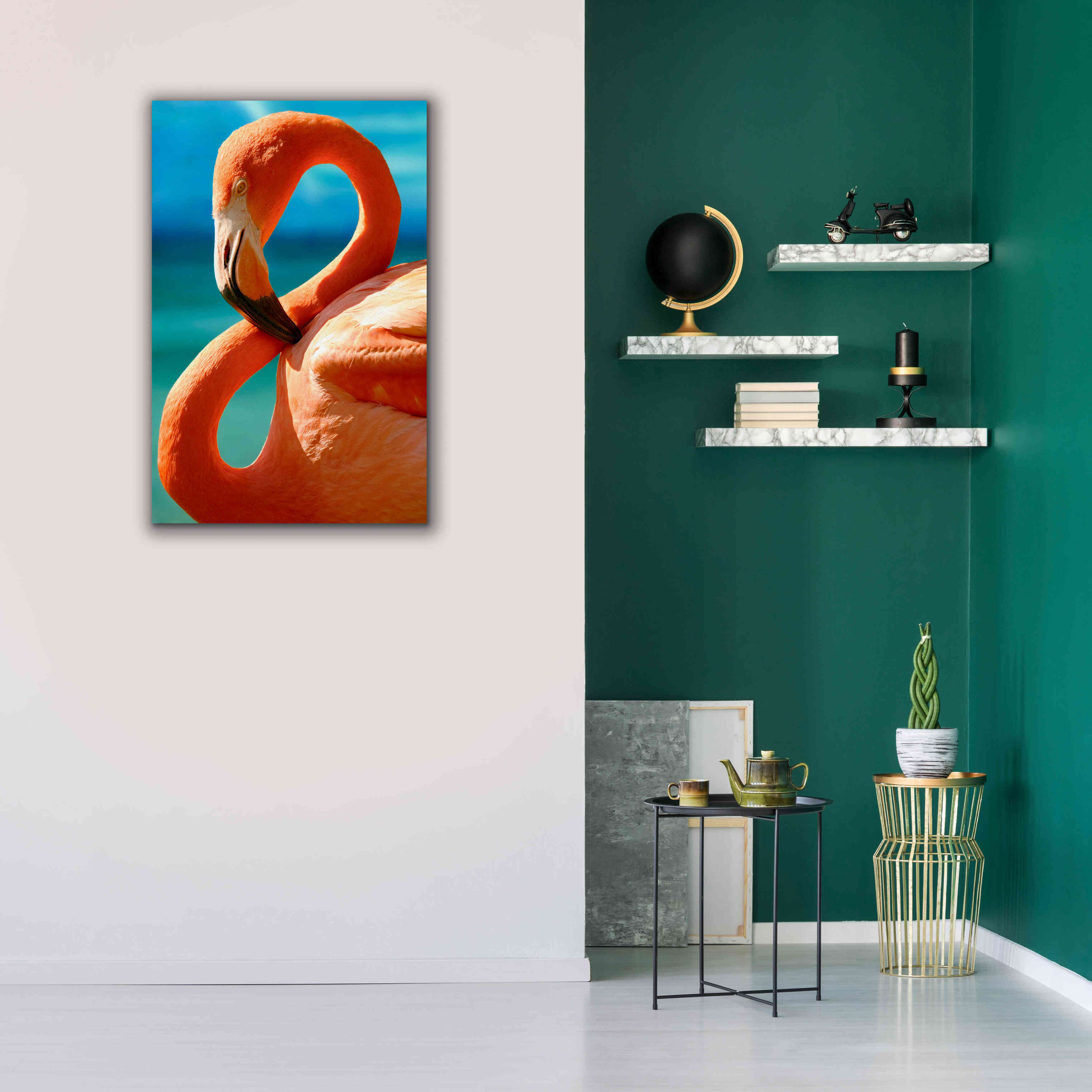 'Flamingo' by Mike Jones, Giclee Canvas Wall Art,26 x 40