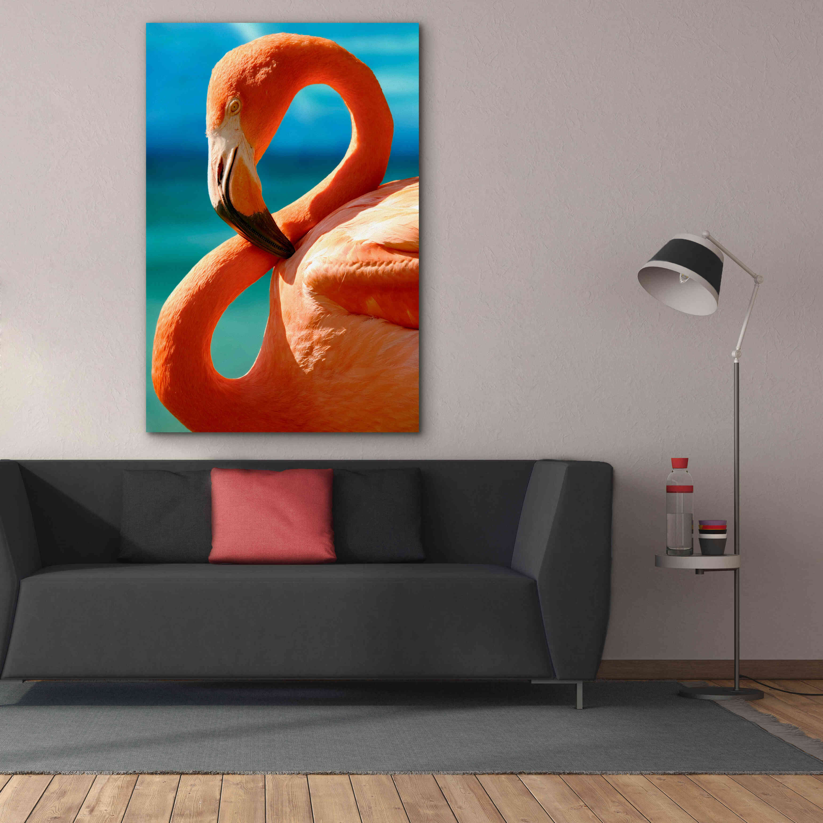 'Flamingo' by Mike Jones, Giclee Canvas Wall Art,40 x 60