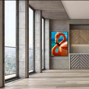 'Flamingo' by Mike Jones, Giclee Canvas Wall Art,40 x 60