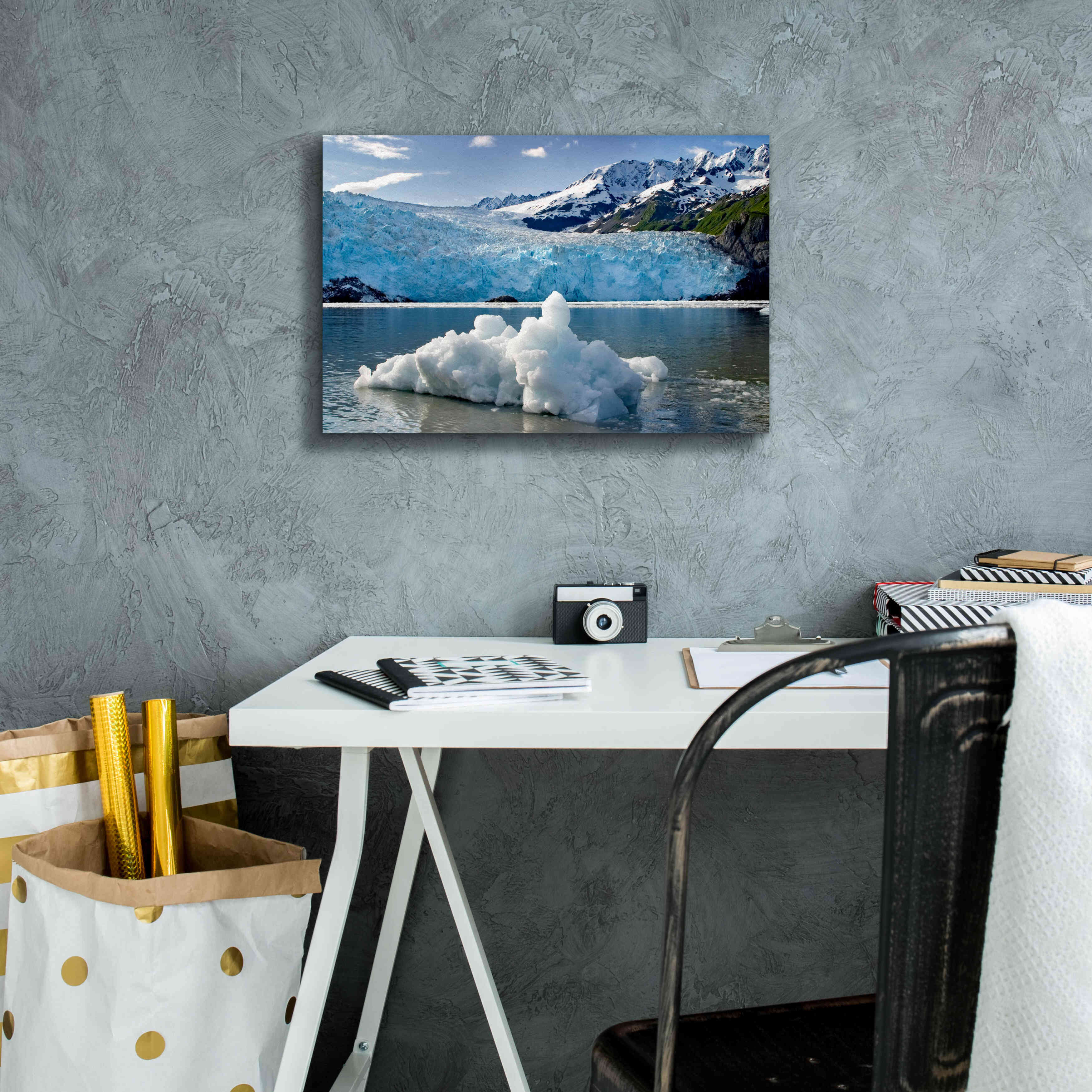 'Iceburg' by Mike Jones, Giclee Canvas Wall Art,18 x 12