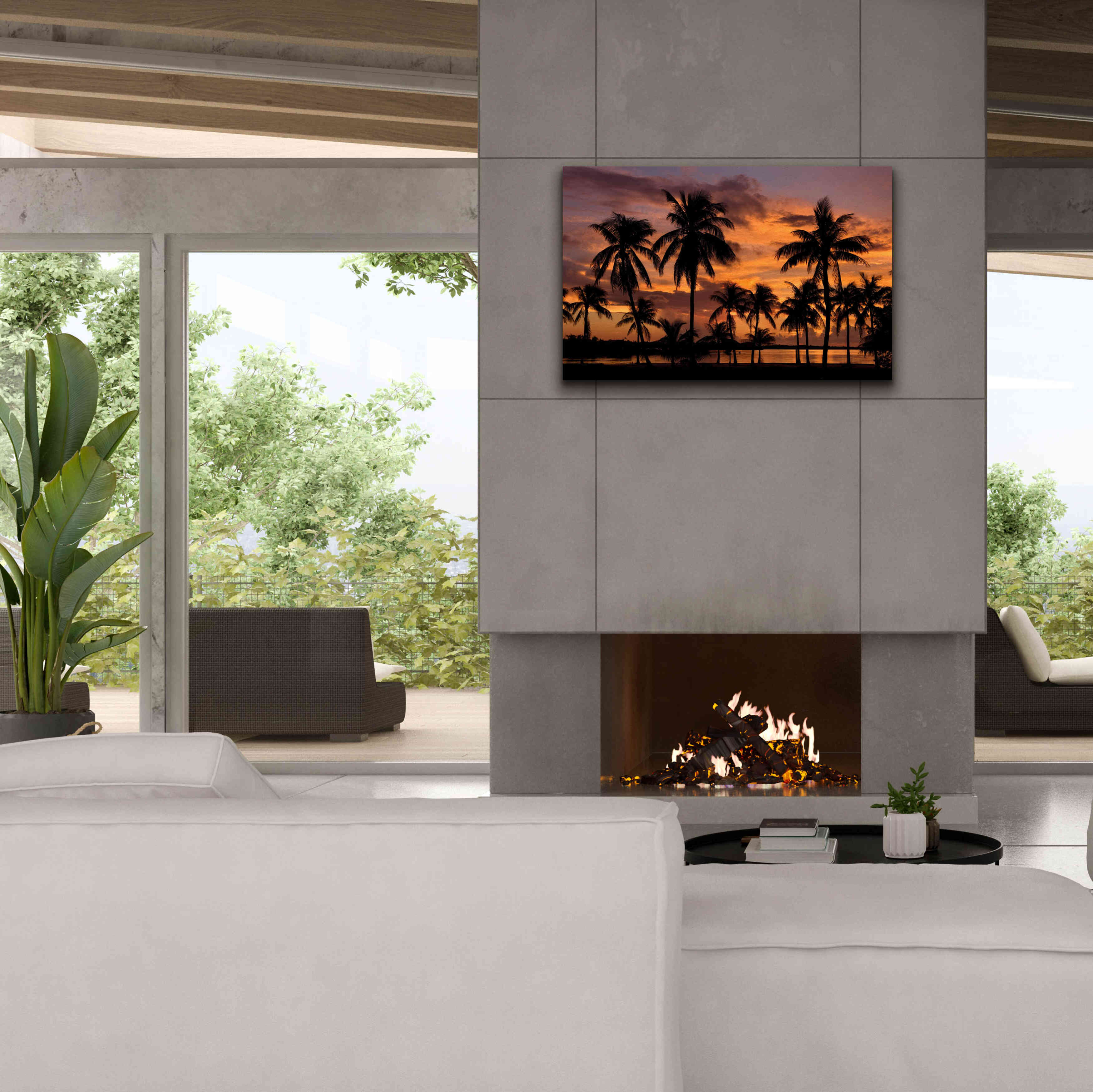 'Marathon Key Sunset' by Mike Jones, Giclee Canvas Wall Art,40 x 26