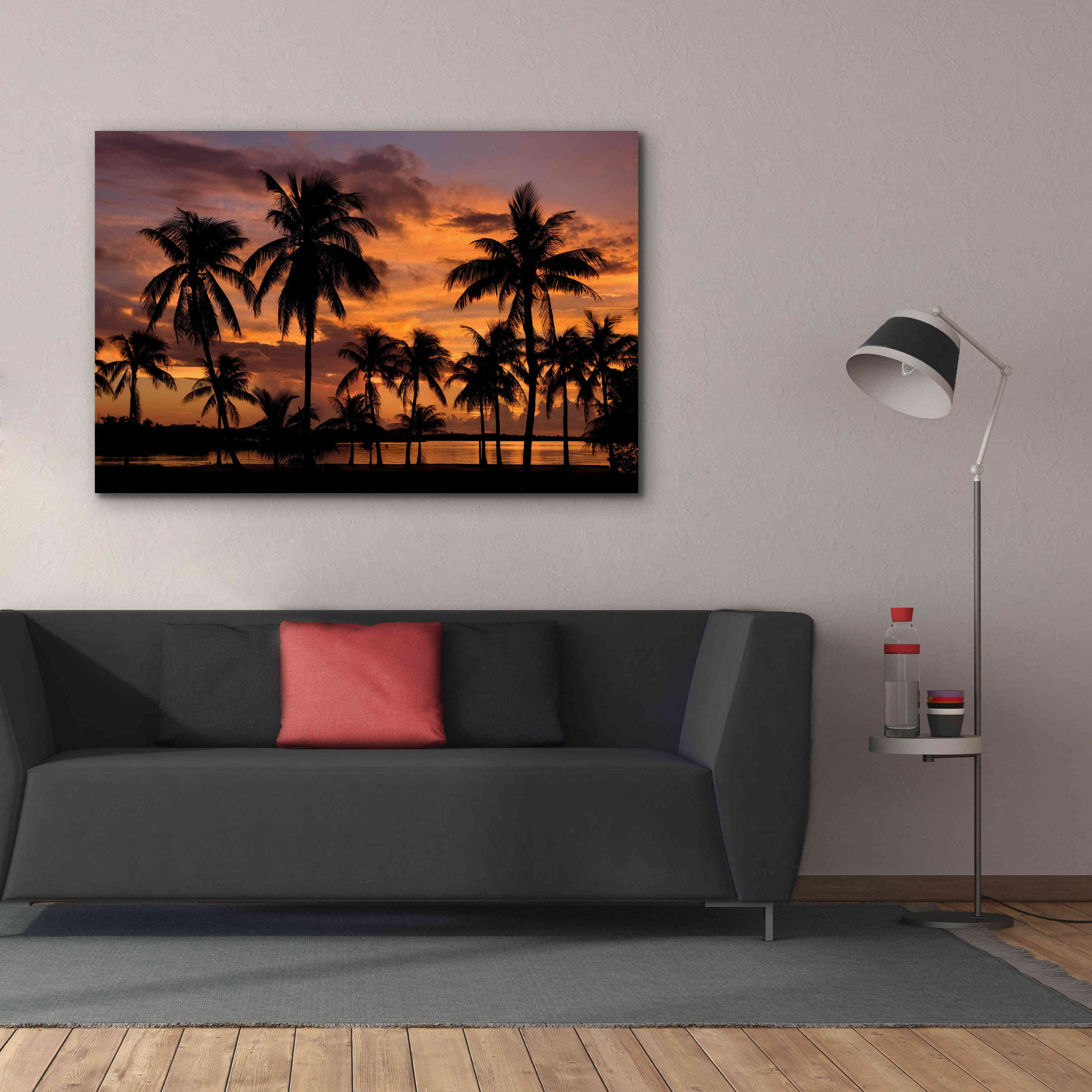 'Marathon Key Sunset' by Mike Jones, Giclee Canvas Wall Art,60 x 40