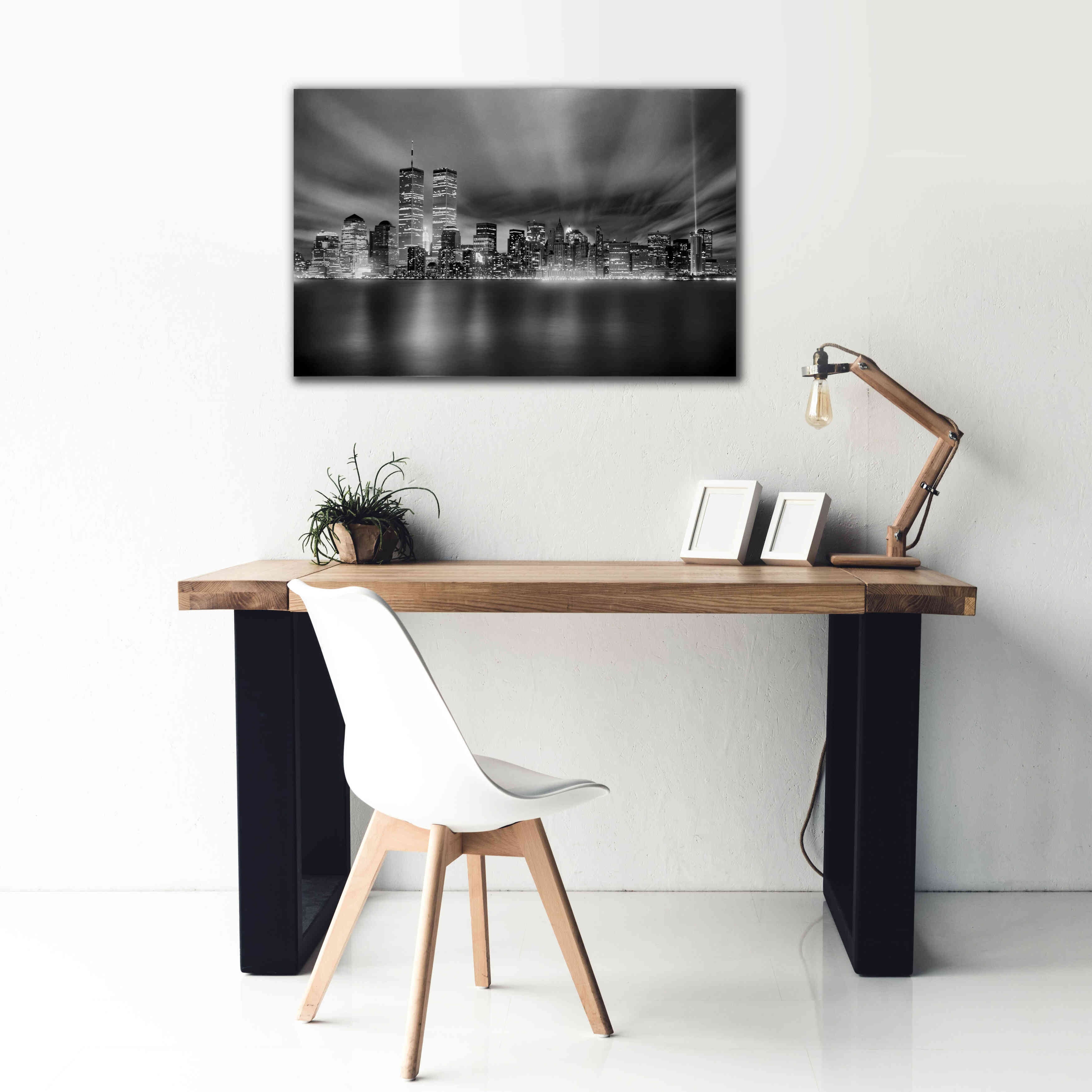 'NYC WTC Skyline' by Mike Jones, Giclee Canvas Wall Art,40 x 26