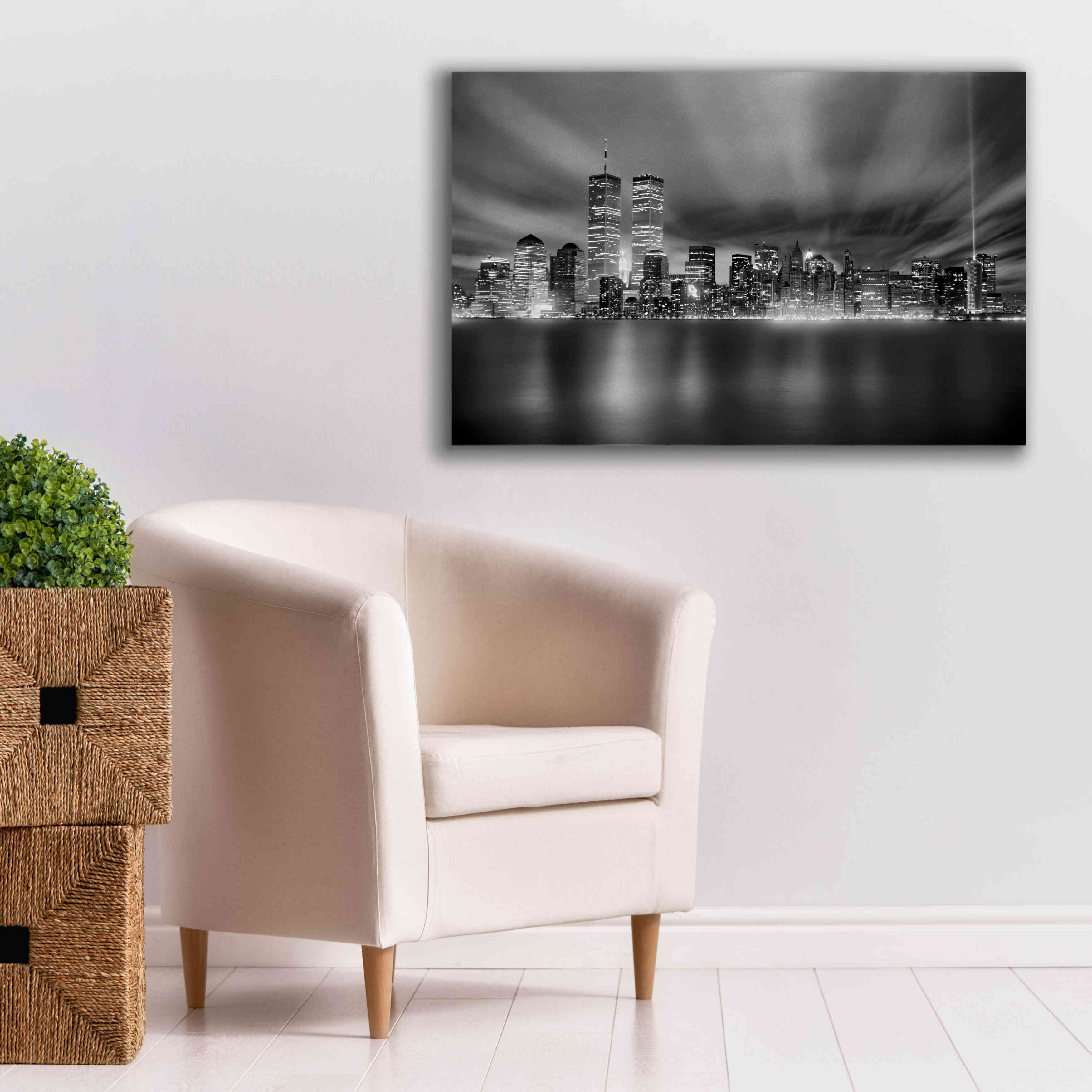 'NYC WTC Skyline' by Mike Jones, Giclee Canvas Wall Art,40 x 26