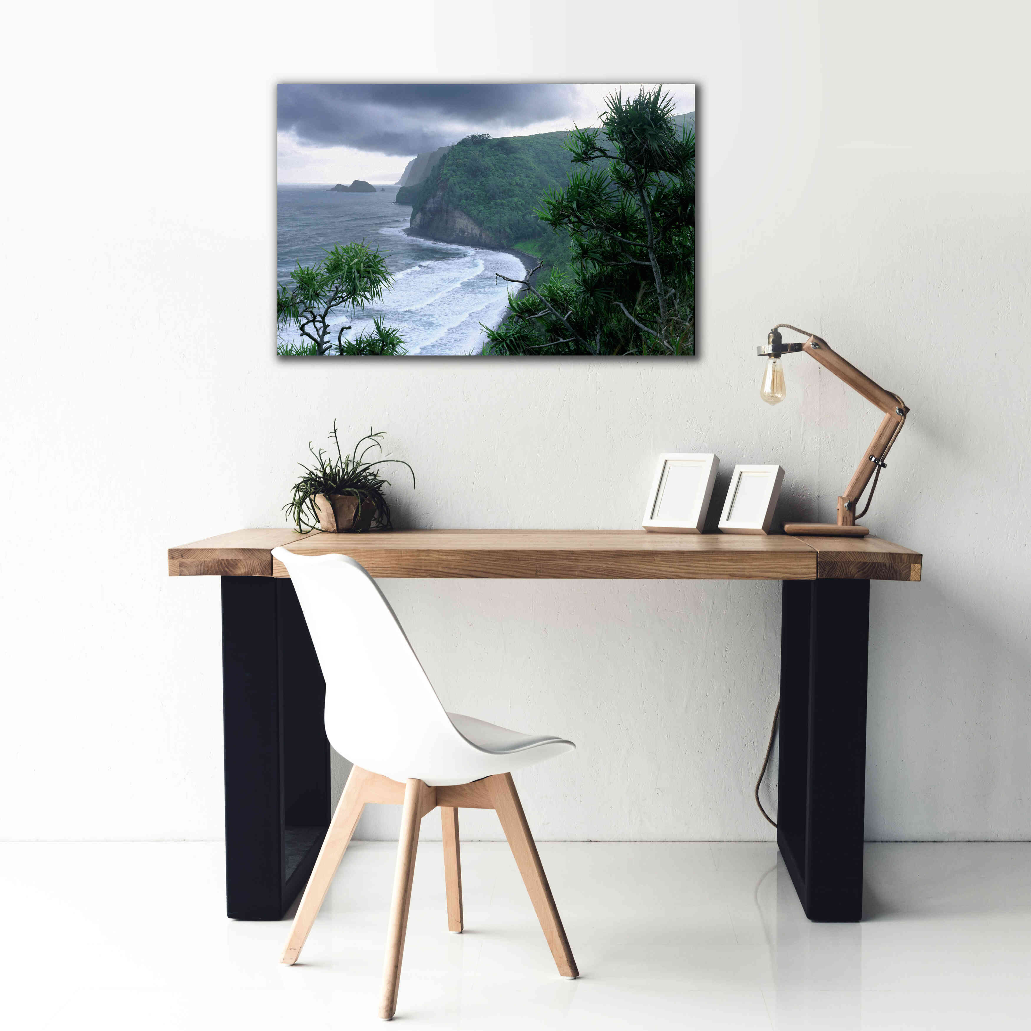 'Pololu Valley' by Mike Jones, Giclee Canvas Wall Art,40 x 26