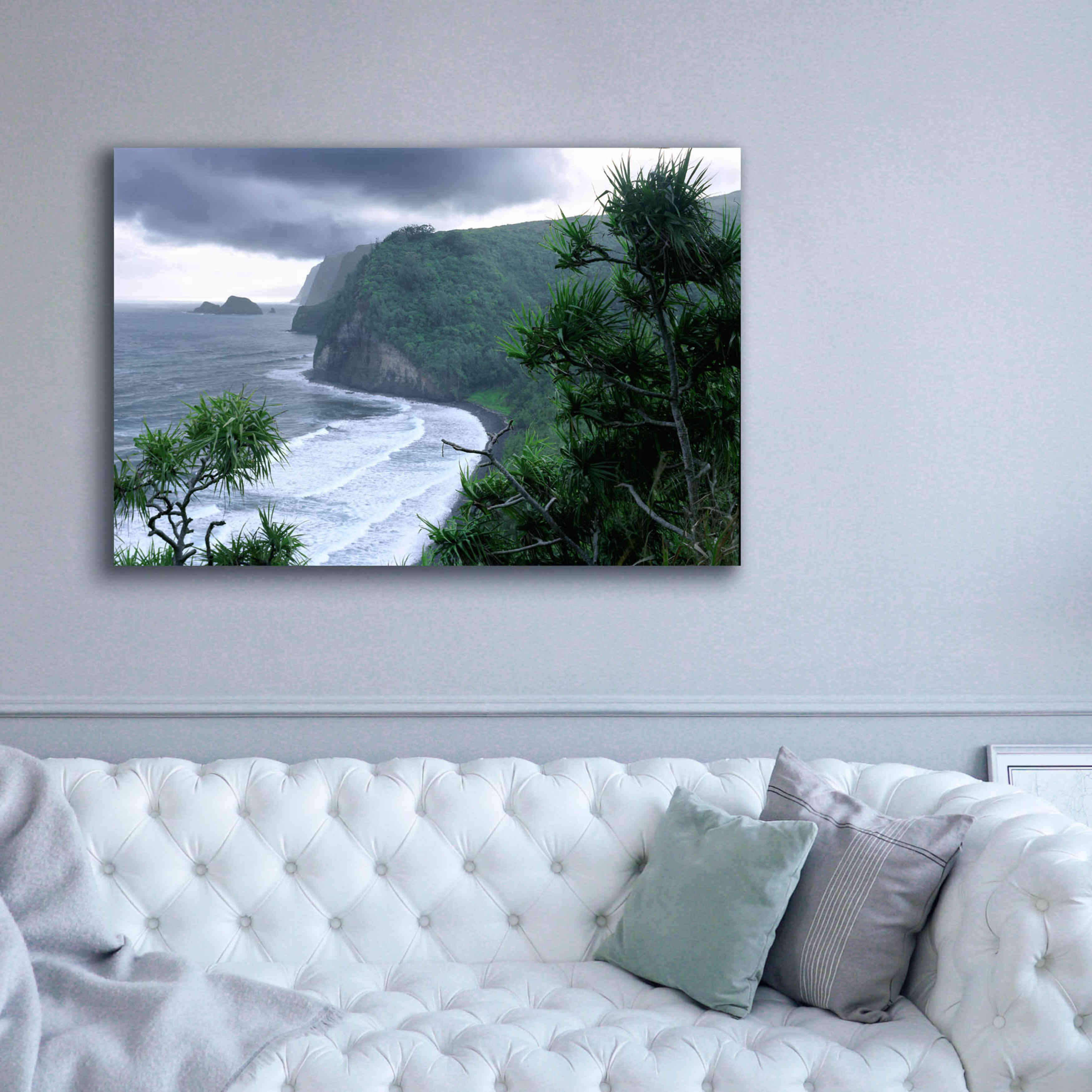 'Pololu Valley' by Mike Jones, Giclee Canvas Wall Art,60 x 40