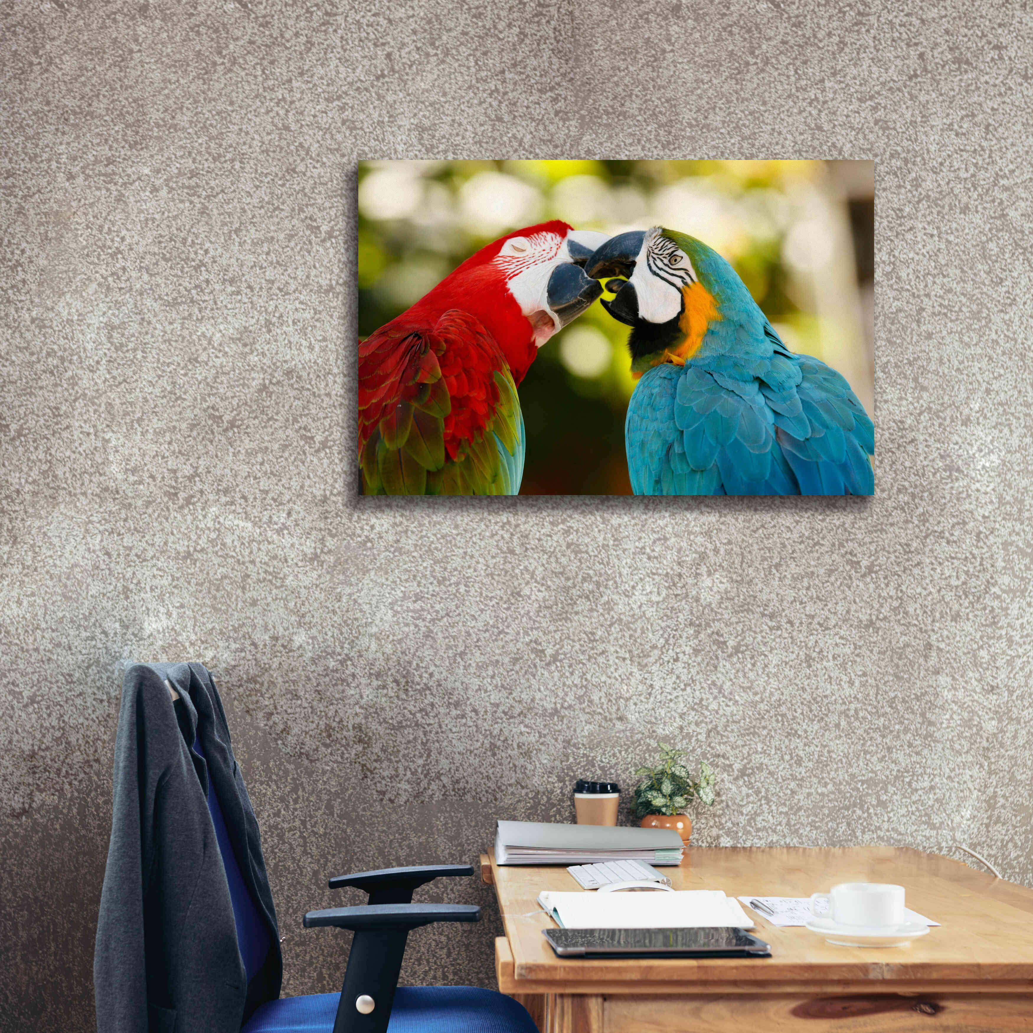'The Kiss' by Mike Jones, Giclee Canvas Wall Art,40 x 26
