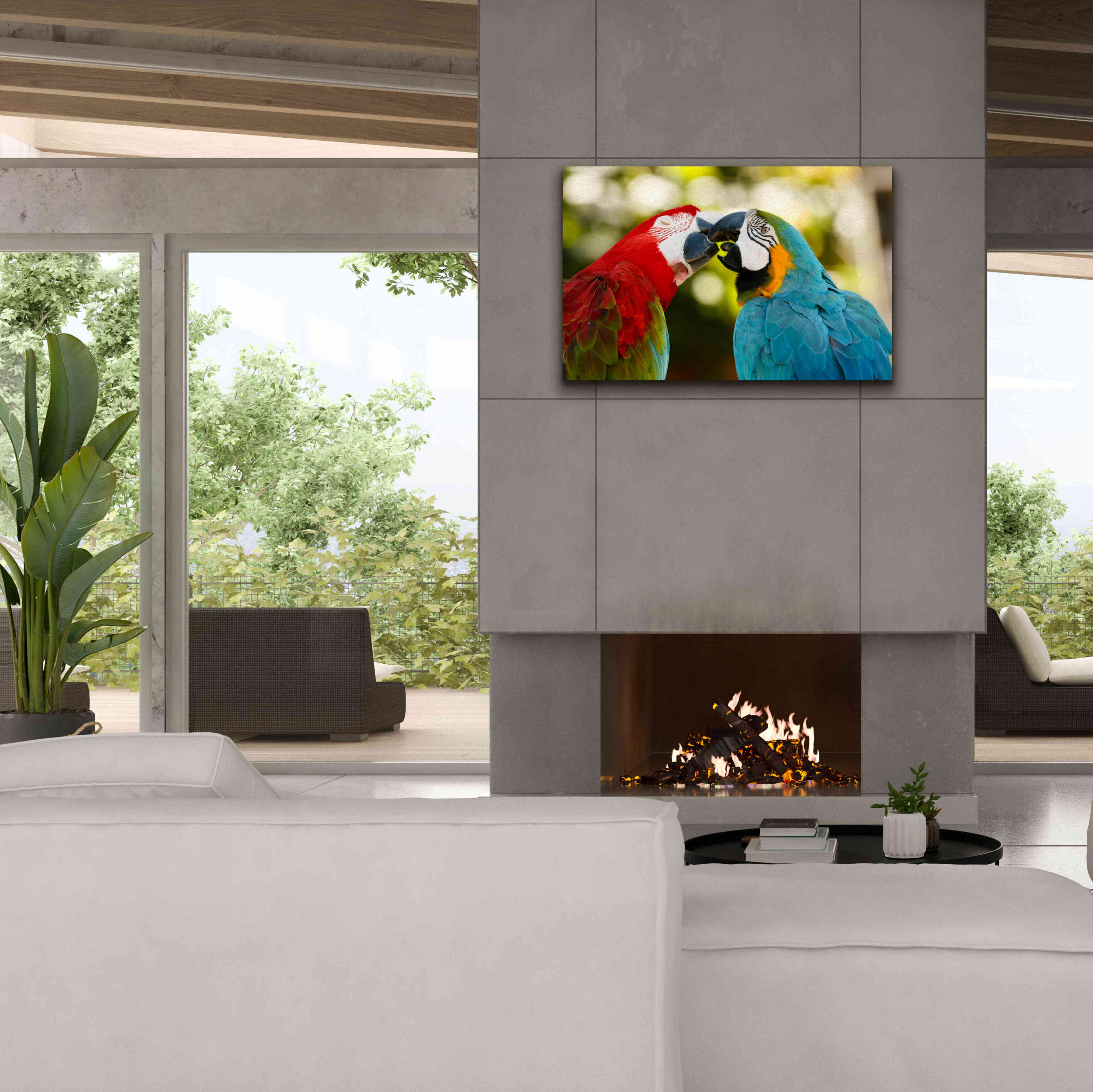 'The Kiss' by Mike Jones, Giclee Canvas Wall Art,40 x 26