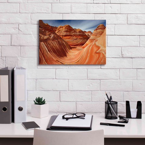 Image of 'The Wave Classic View' by Mike Jones, Giclee Canvas Wall Art,18 x 12