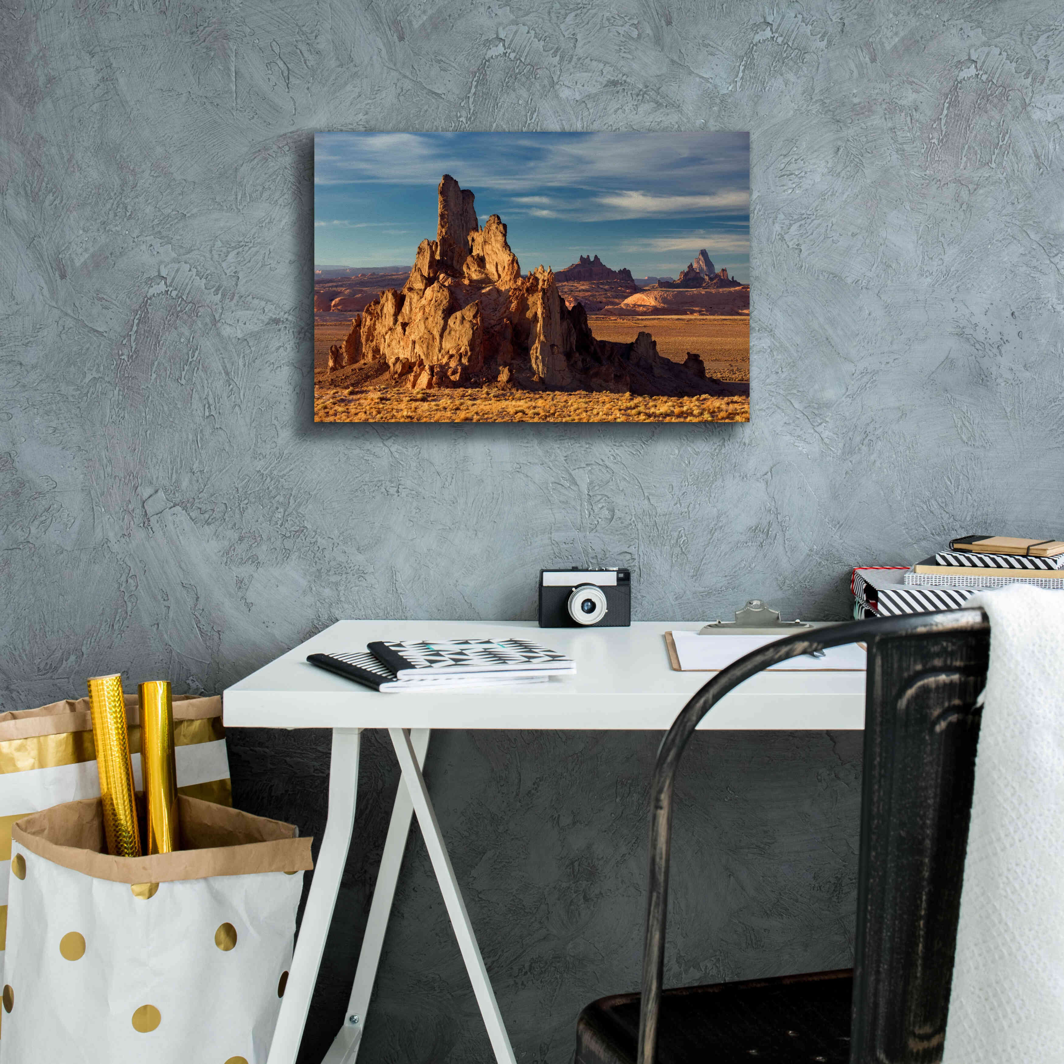 'Agathia Peak Rock' by Mike Jones, Giclee Canvas Wall Art,18 x 12