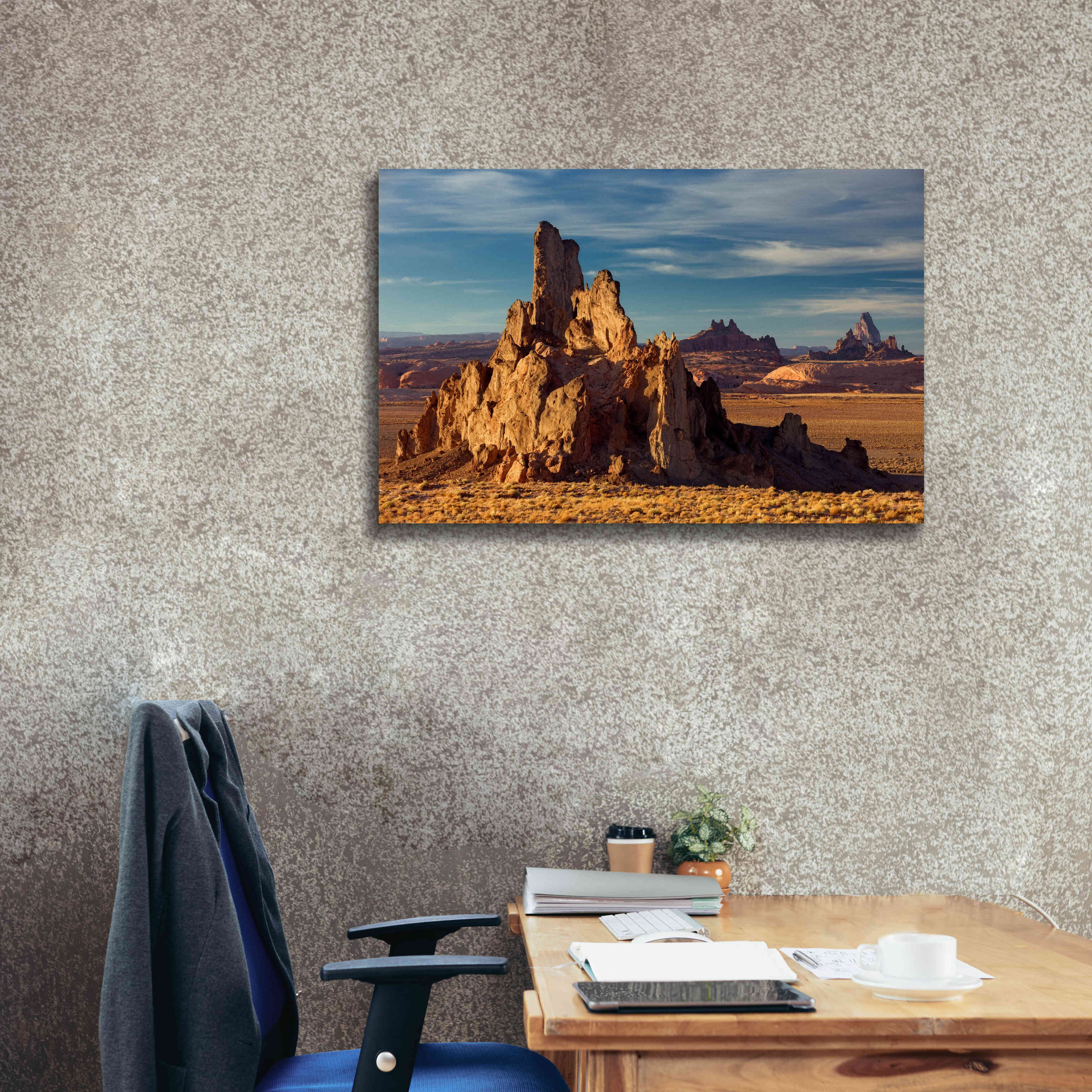 'Agathia Peak Rock' by Mike Jones, Giclee Canvas Wall Art,40 x 26