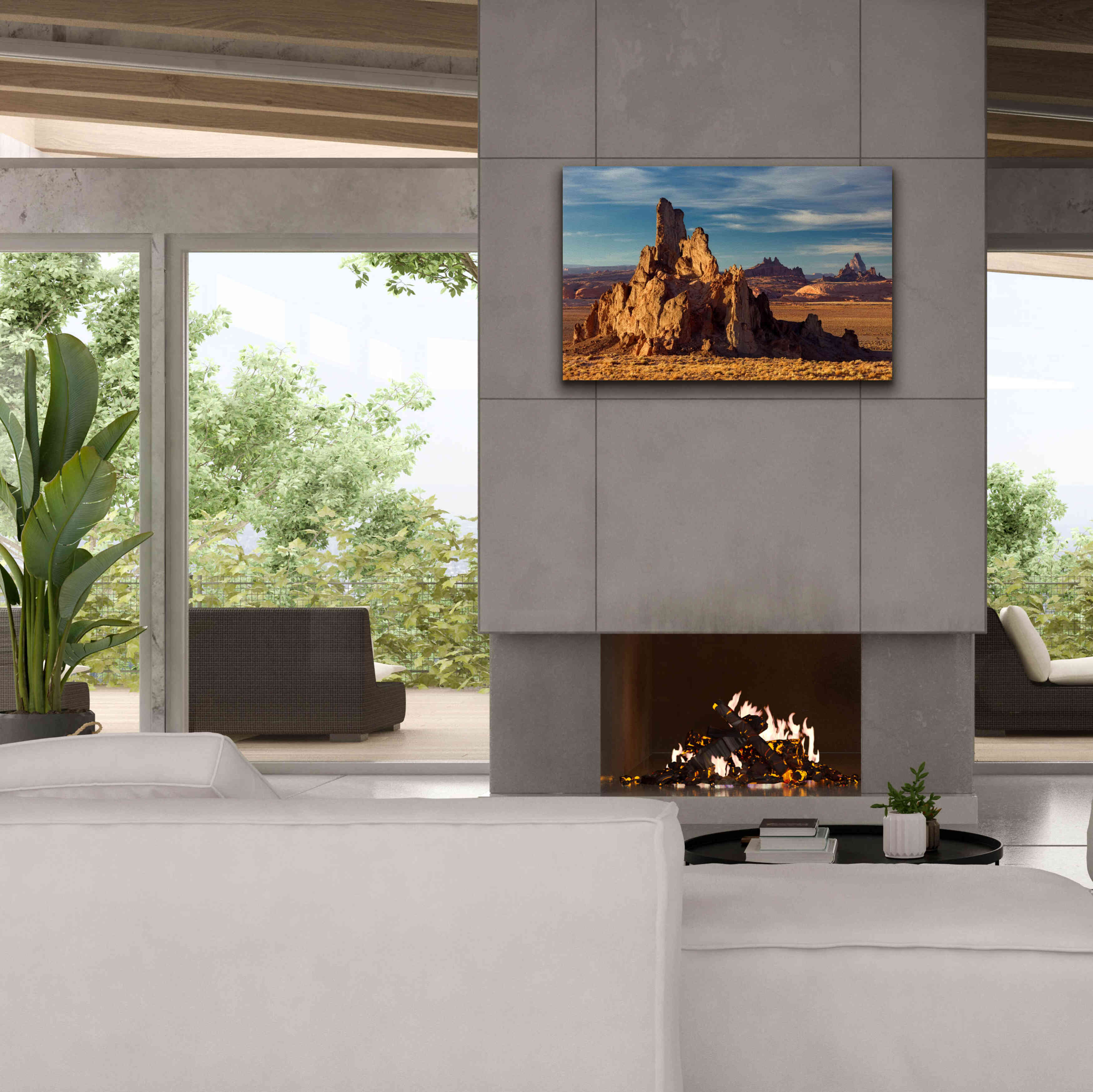 'Agathia Peak Rock' by Mike Jones, Giclee Canvas Wall Art,40 x 26