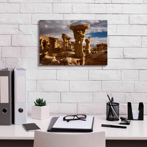 'Ah She Sle Pah Alien Throne' by Mike Jones, Giclee Canvas Wall Art,18 x 12
