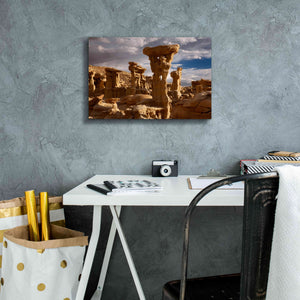'Ah She Sle Pah Alien Throne' by Mike Jones, Giclee Canvas Wall Art,18 x 12