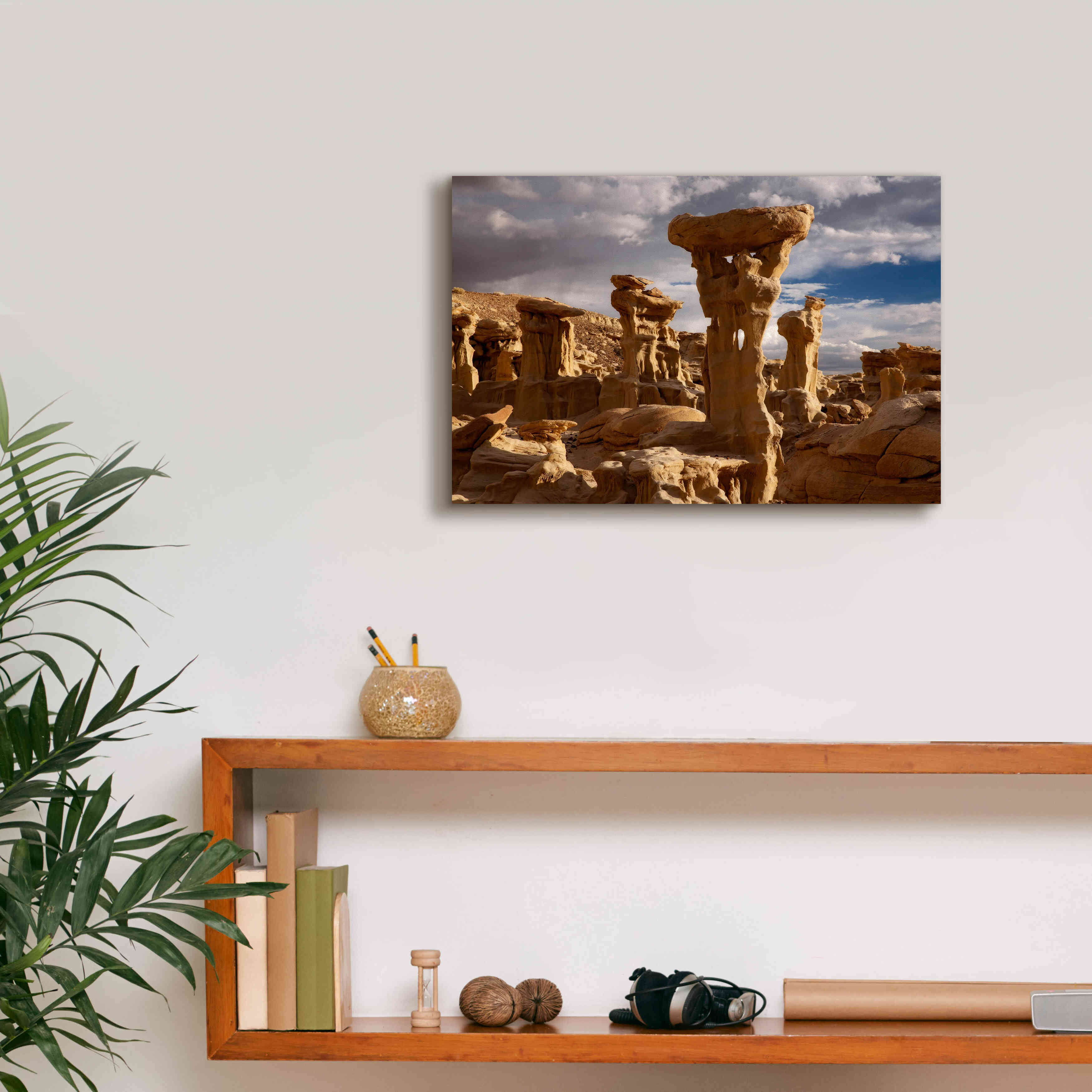 'Ah She Sle Pah Alien Throne' by Mike Jones, Giclee Canvas Wall Art,18 x 12
