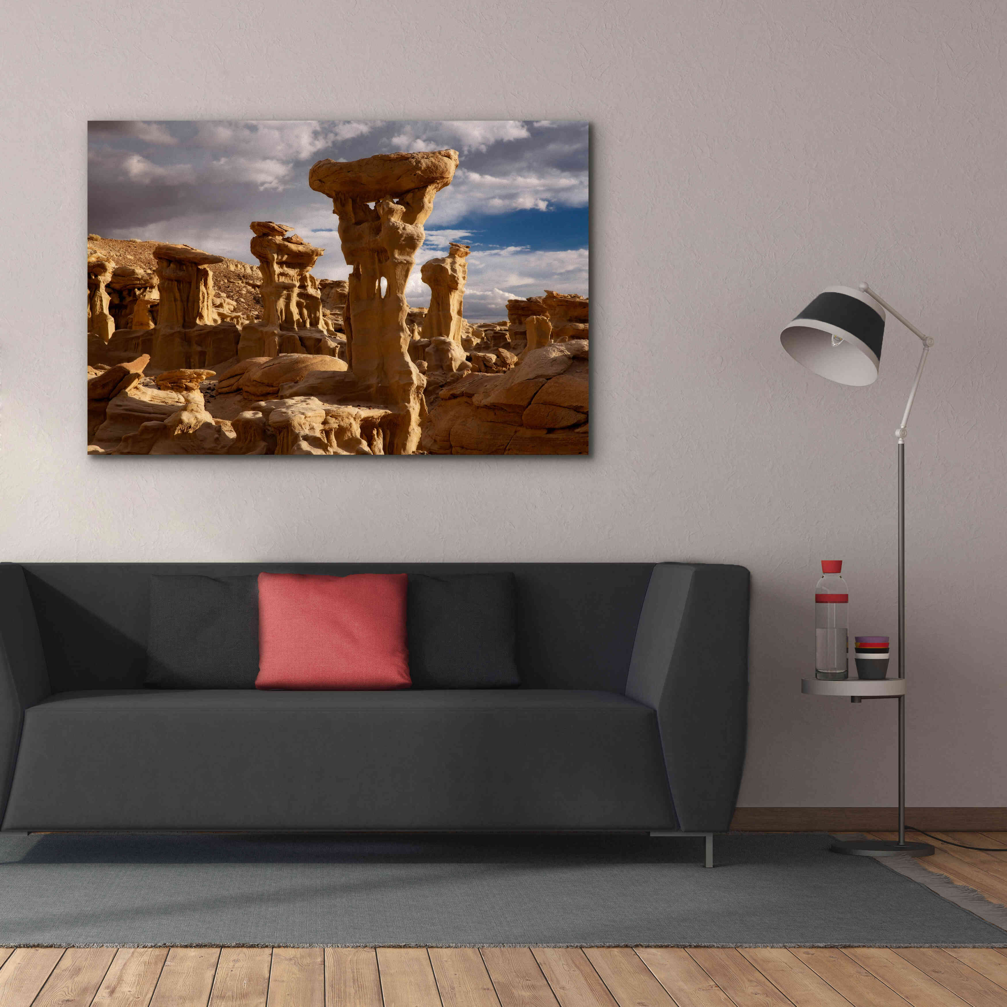 'Ah She Sle Pah Alien Throne' by Mike Jones, Giclee Canvas Wall Art,60 x 40