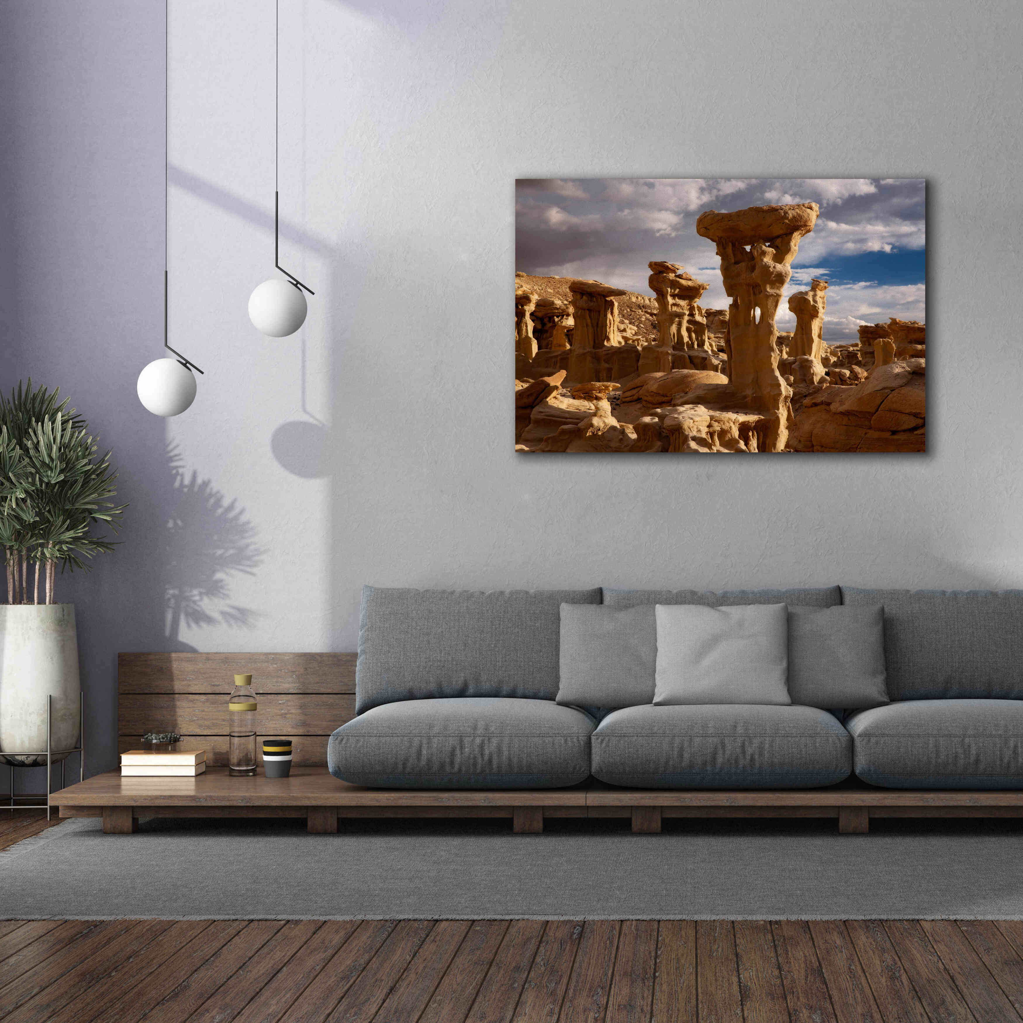 'Ah She Sle Pah Alien Throne' by Mike Jones, Giclee Canvas Wall Art,60 x 40